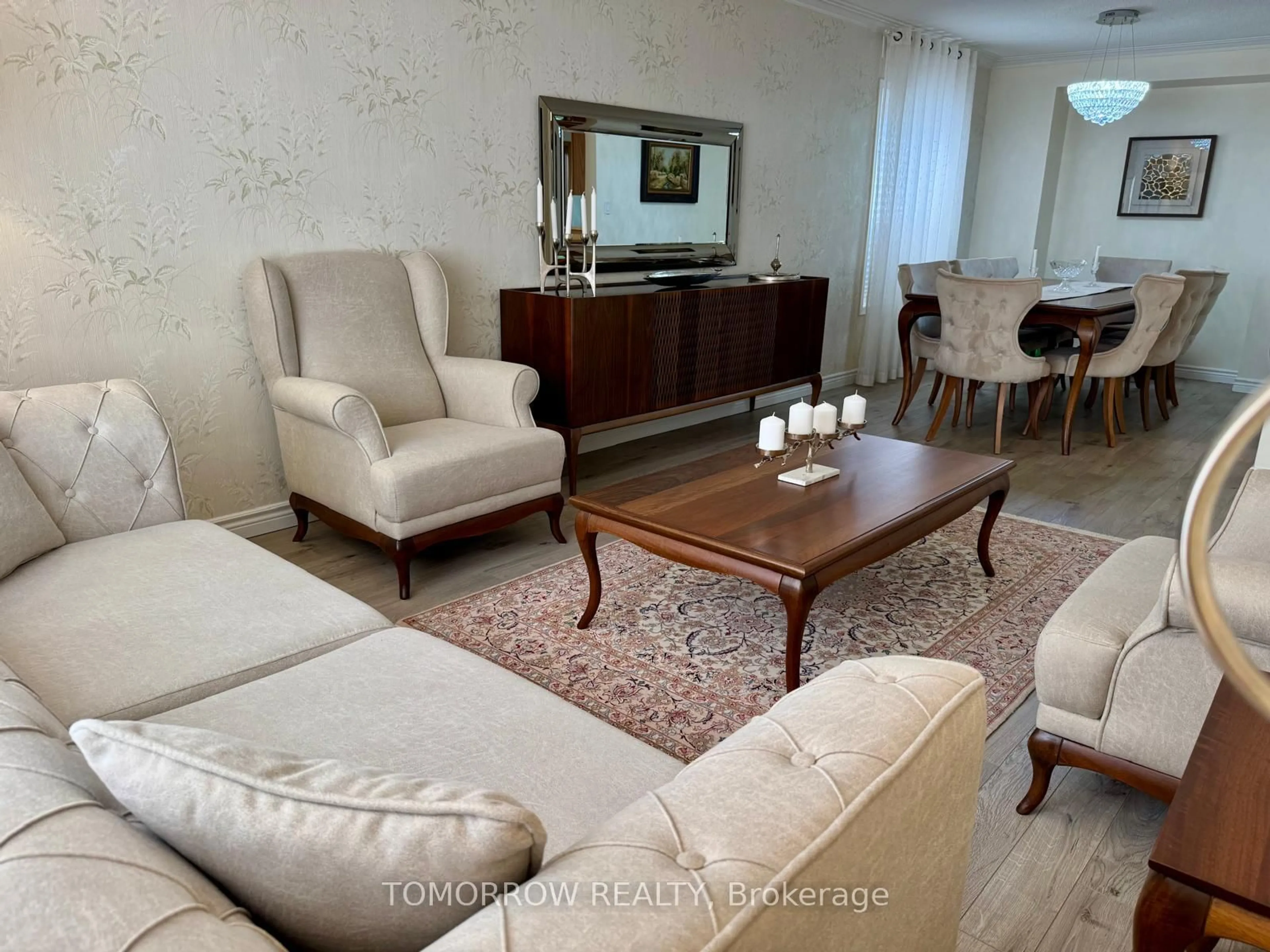 Living room with furniture, unknown for 23 Resolution Cres, Toronto Ontario M2H 1N3