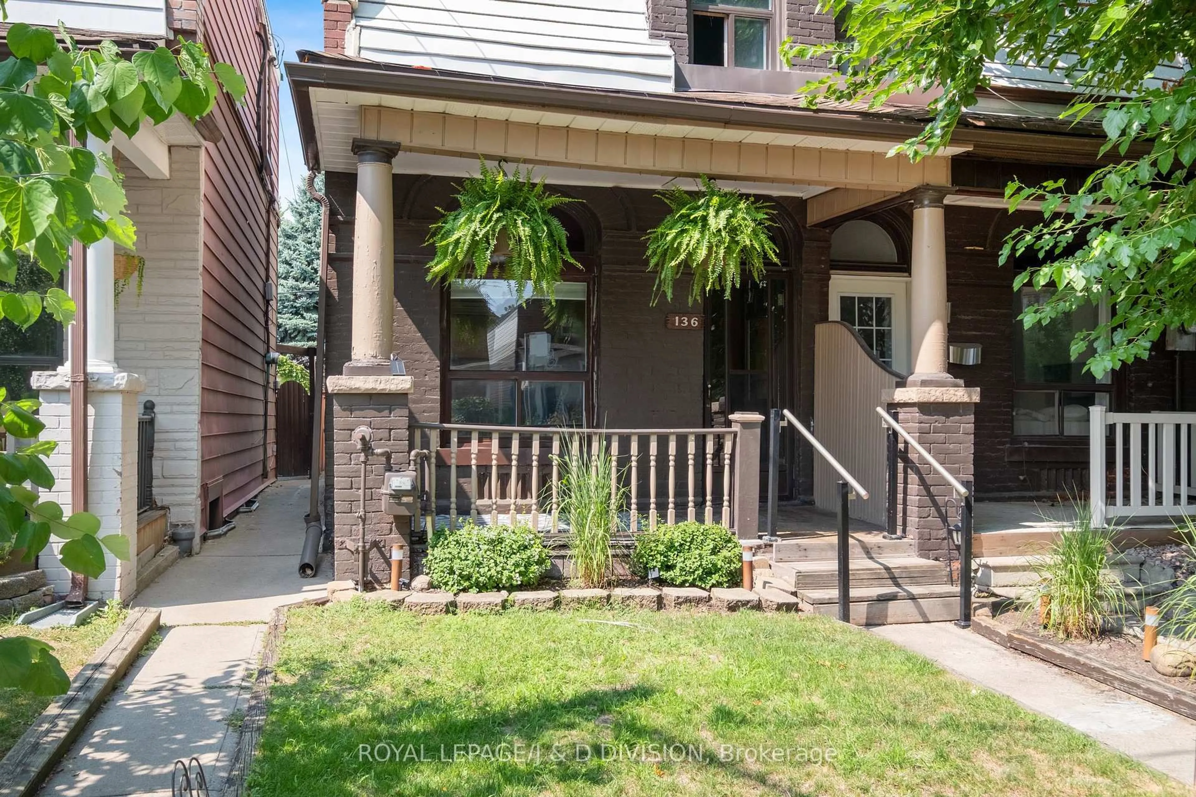 Home with brick exterior material, street for 136 Lindsey Ave, Toronto Ontario M6H 1E6