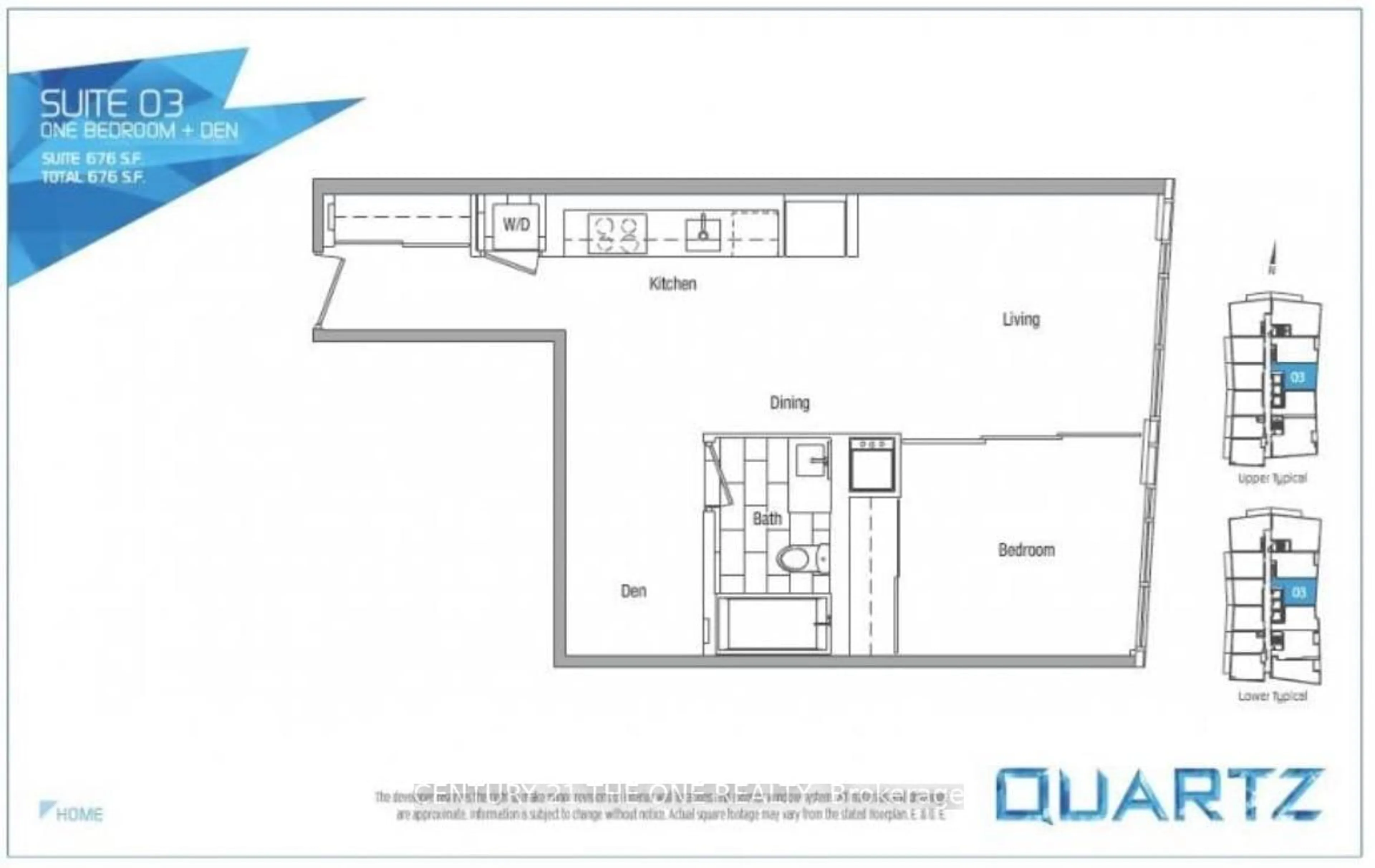 Floor plan for 75 Queens Wharf Rd #1003, Toronto Ontario M5V 0J8