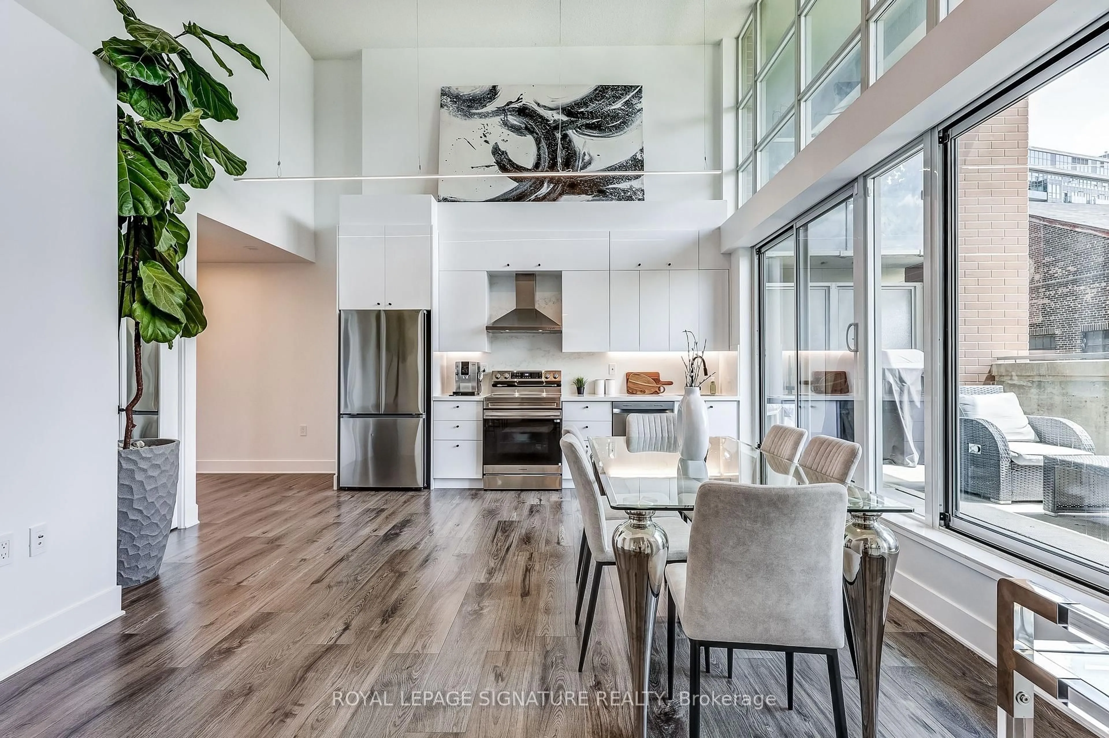 Open concept kitchen, unknown for 125 Western Battery Rd #210, Toronto Ontario M6K 3R8