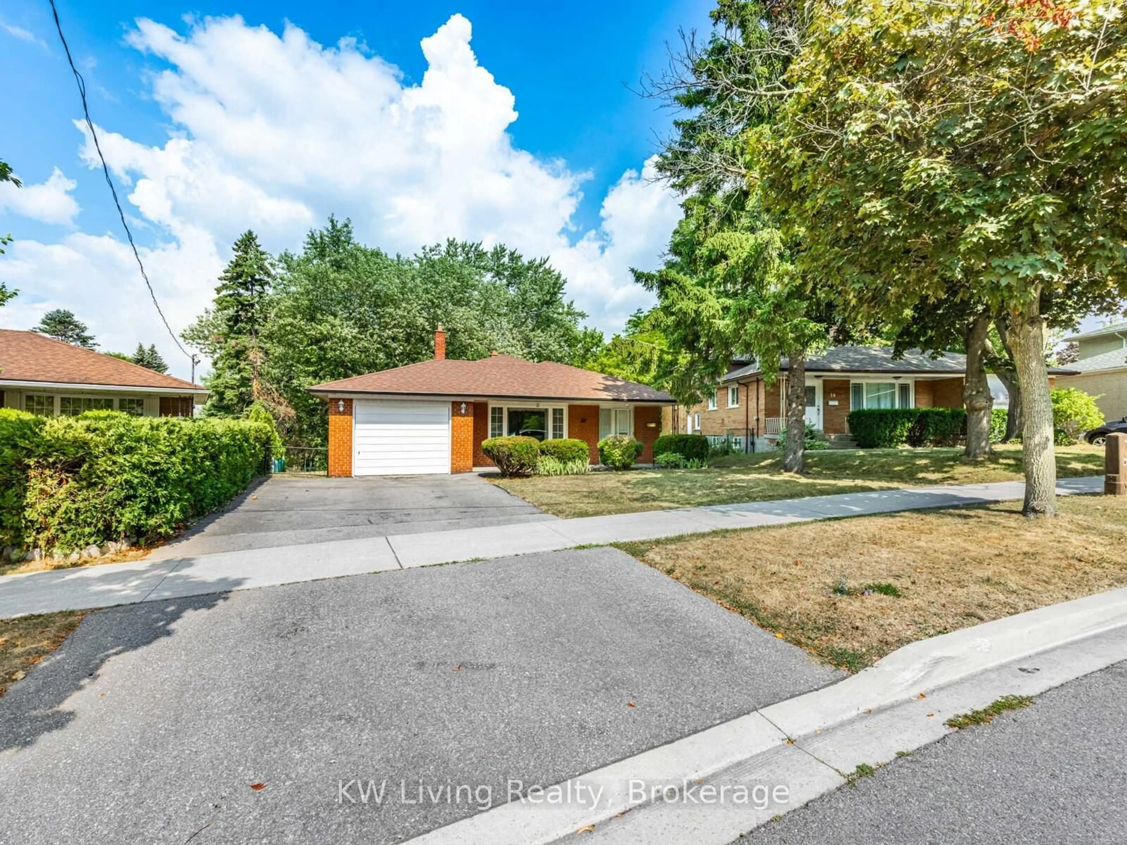 Home with brick exterior material, street for 26 Goodview Rd, Toronto Ontario M2J 2K5