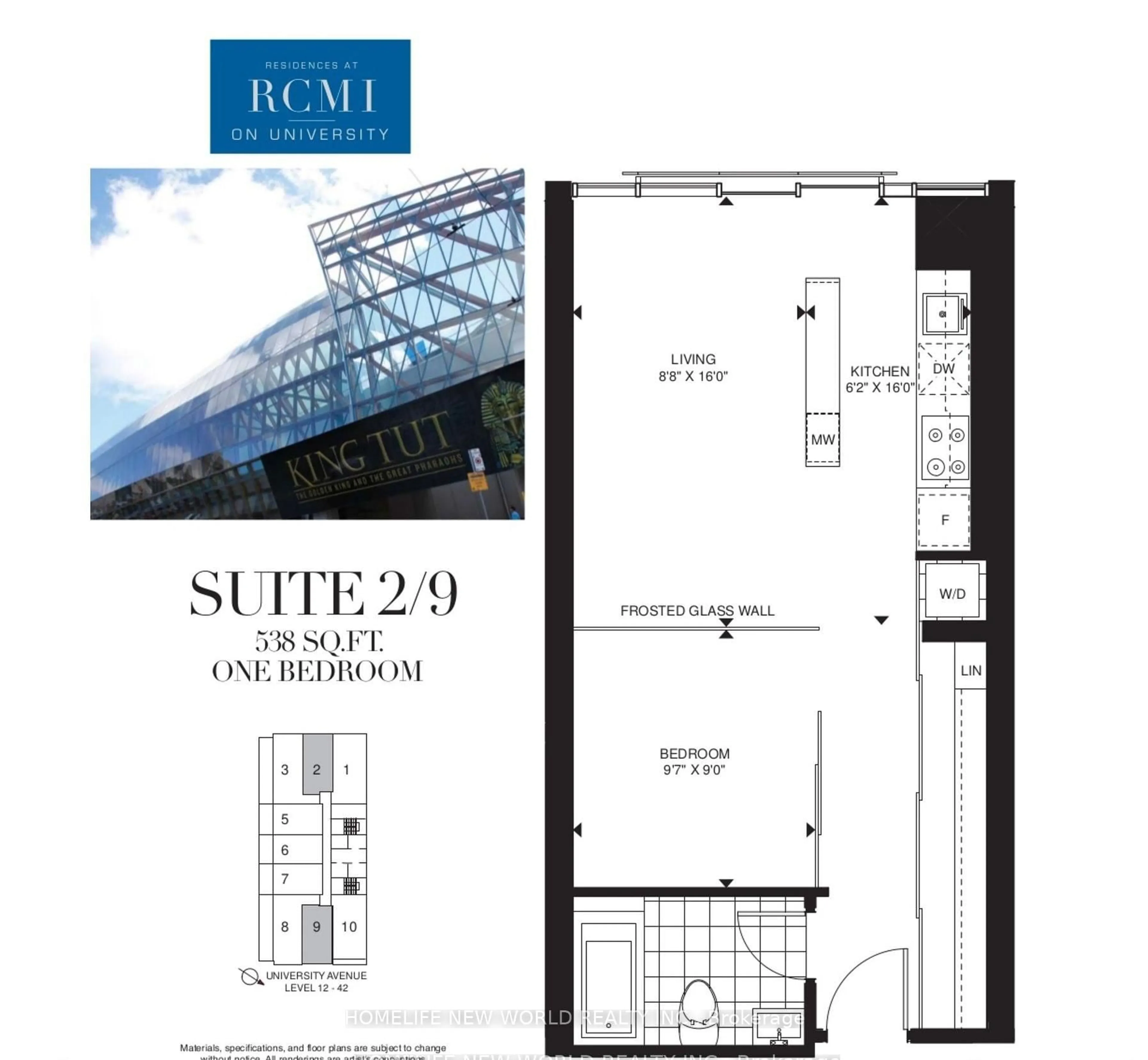 Floor plan for 426 University Ave #3909, Toronto Ontario M5G 1S9