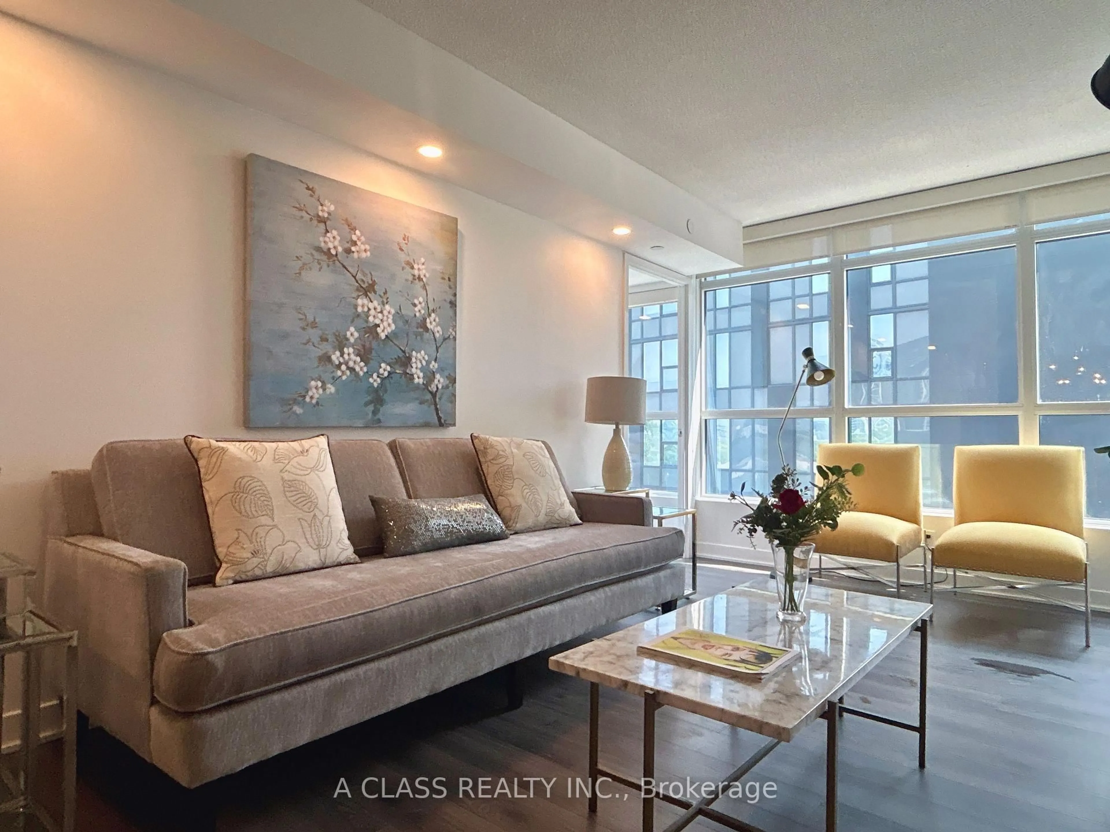 Living room with furniture, unknown for 80 Queens Wharf Rd #506, Toronto Ontario M5V 0J3