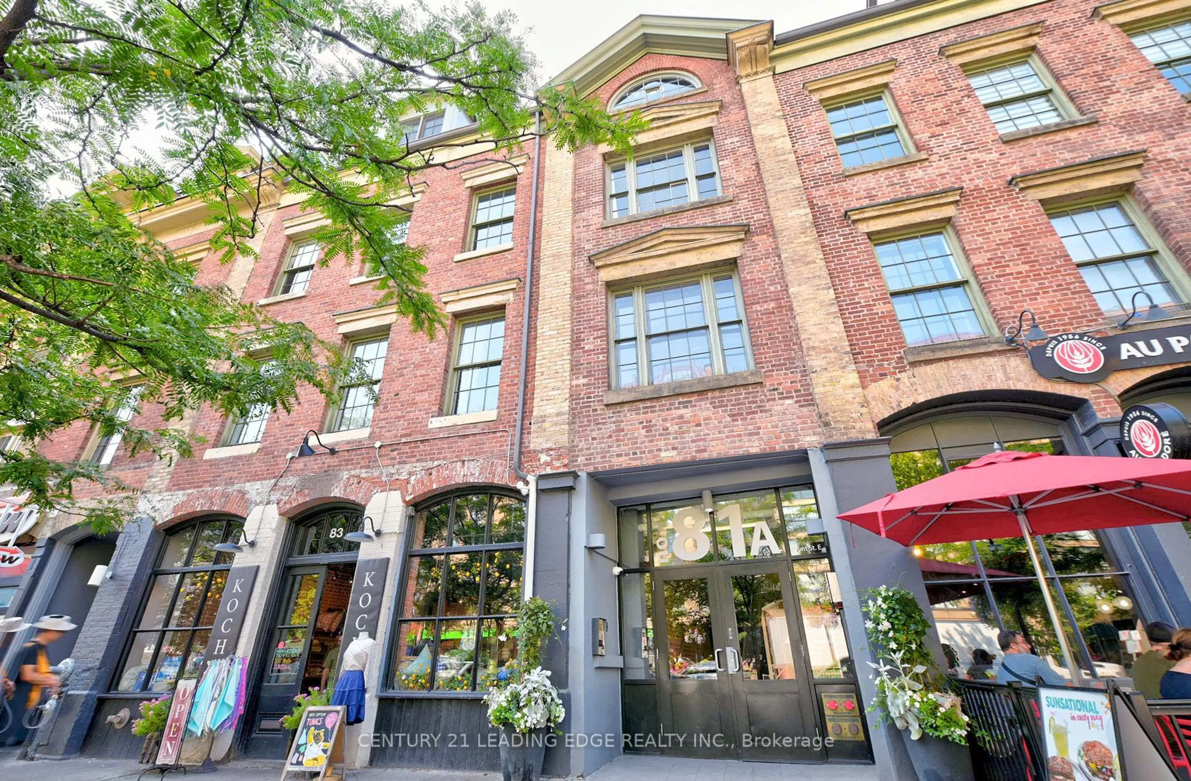 Patio, street for 81a Front St #418, Toronto Ontario M5E 1Z7