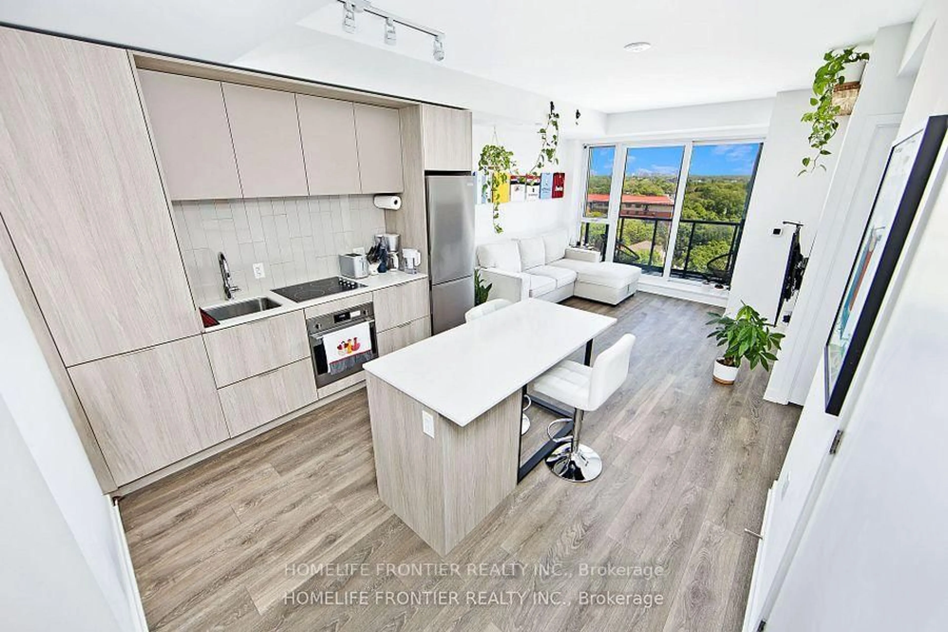 Contemporary kitchen, unknown for 130 River St #911, Toronto Ontario M5A 0R8
