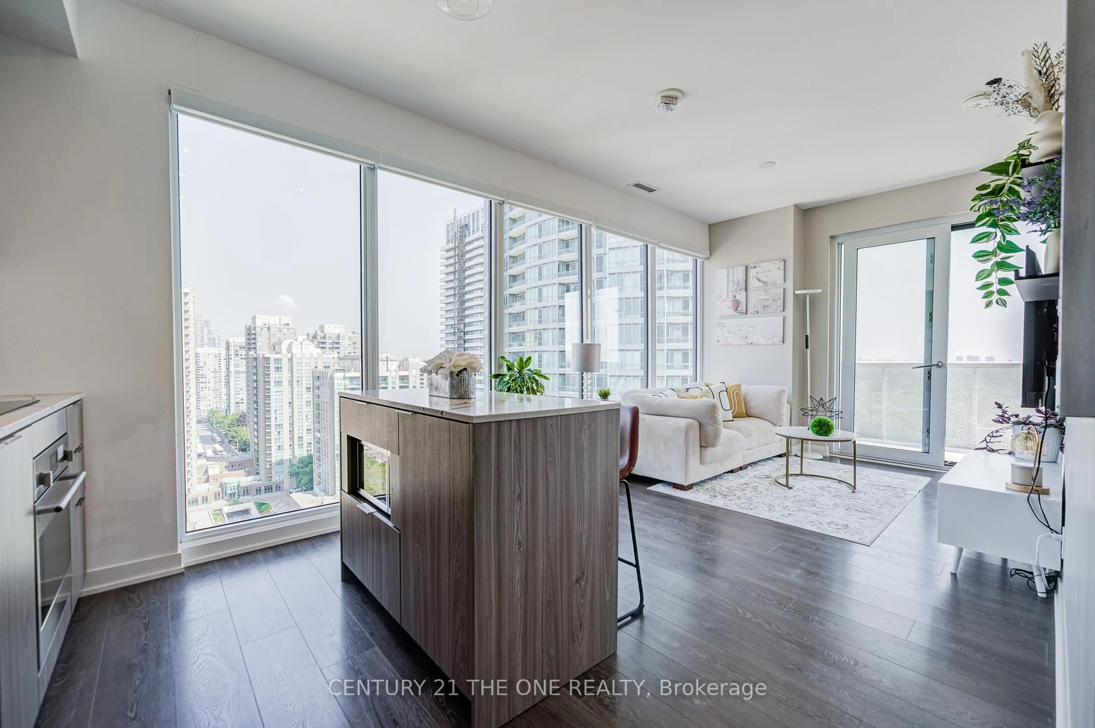Open concept kitchen, unknown for 15 Holmes Ave #1708, Toronto Ontario M2N 4L8