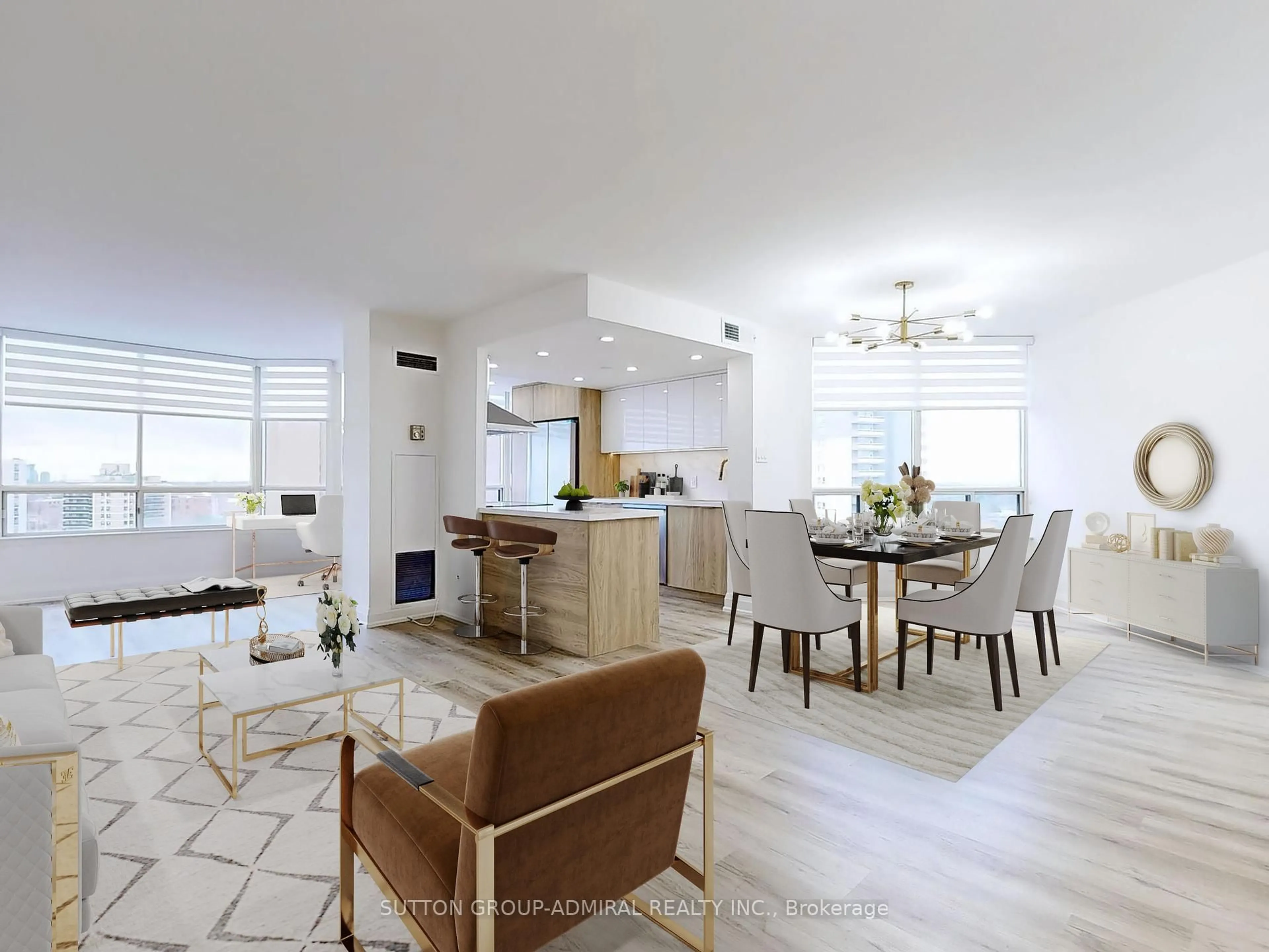 Open concept kitchen, unknown for 1101 Steeles Ave #1210, Toronto Ontario M2R 3W5