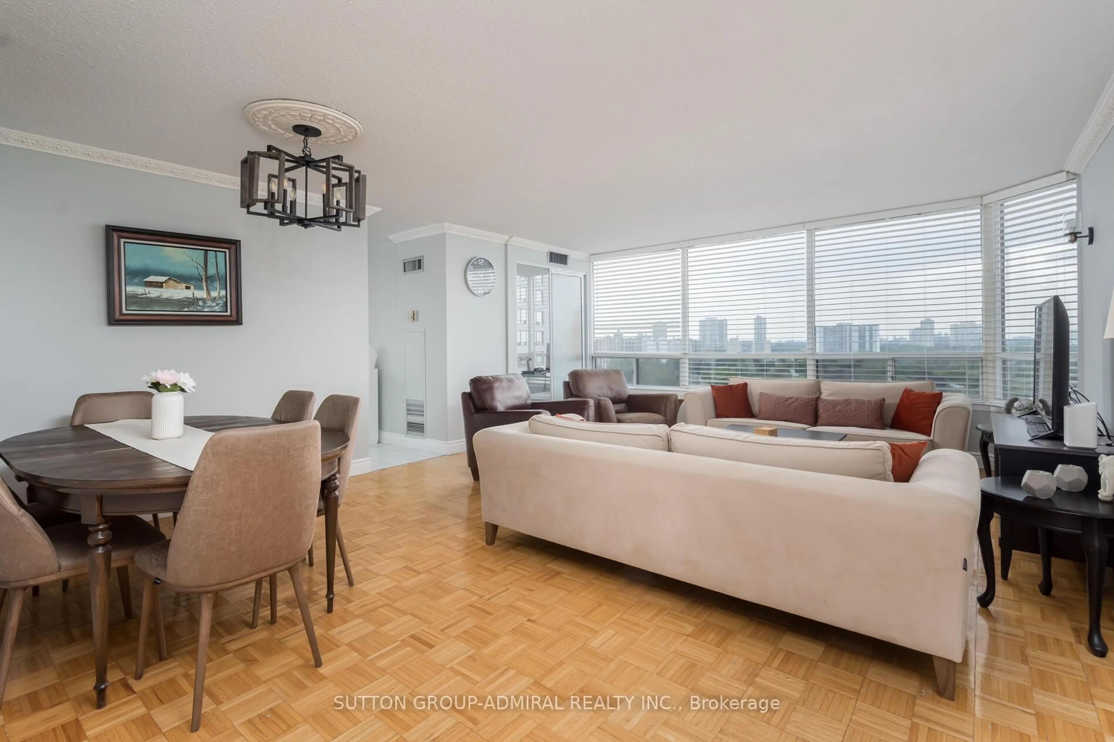 Living room with furniture, unknown for 1131 Steeles Ave #1105, Toronto Ontario M2R 3W8