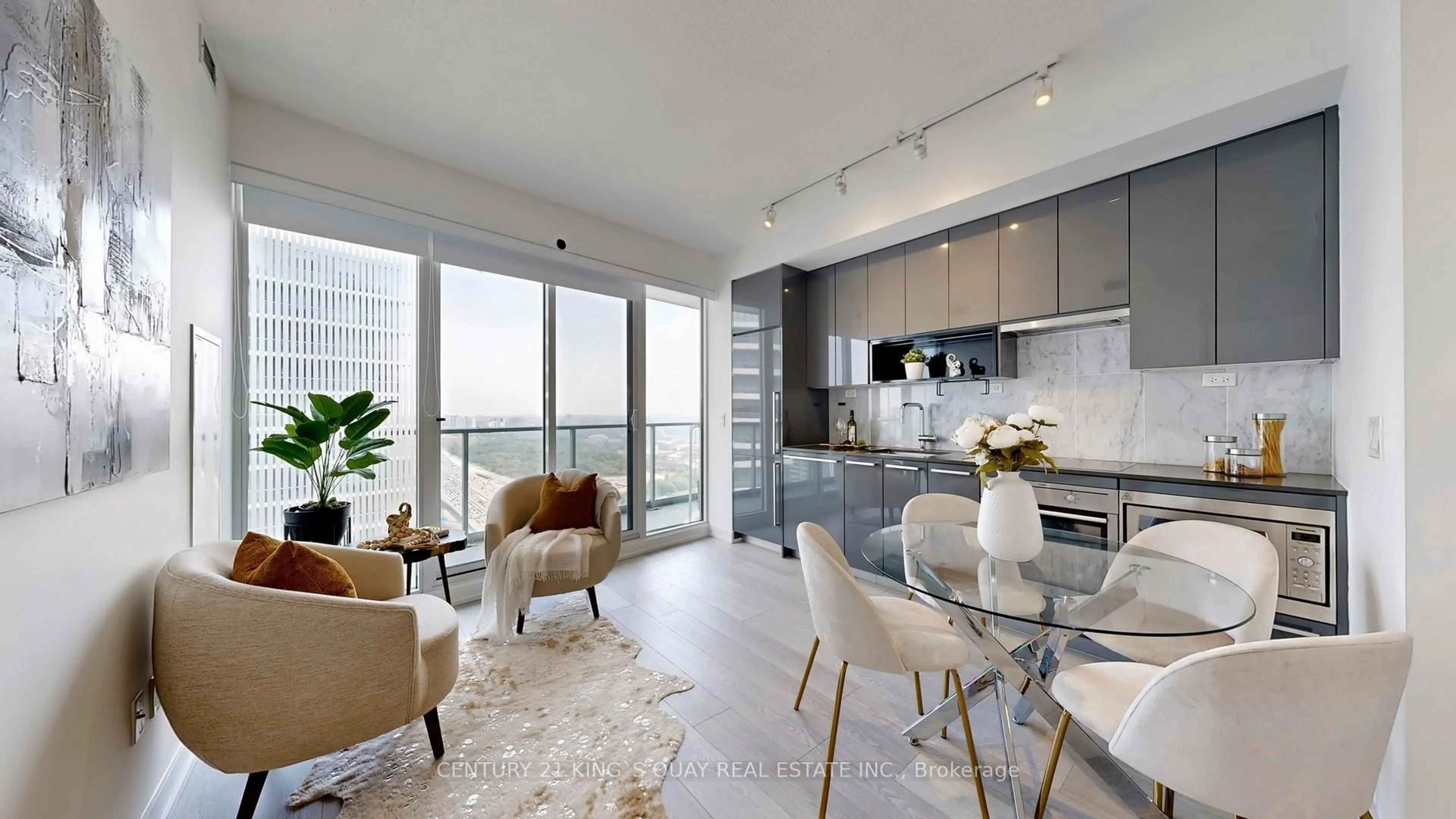 Open concept kitchen, unknown for 115 Mcmahon Dr #3707, Toronto Ontario M2K 0E3