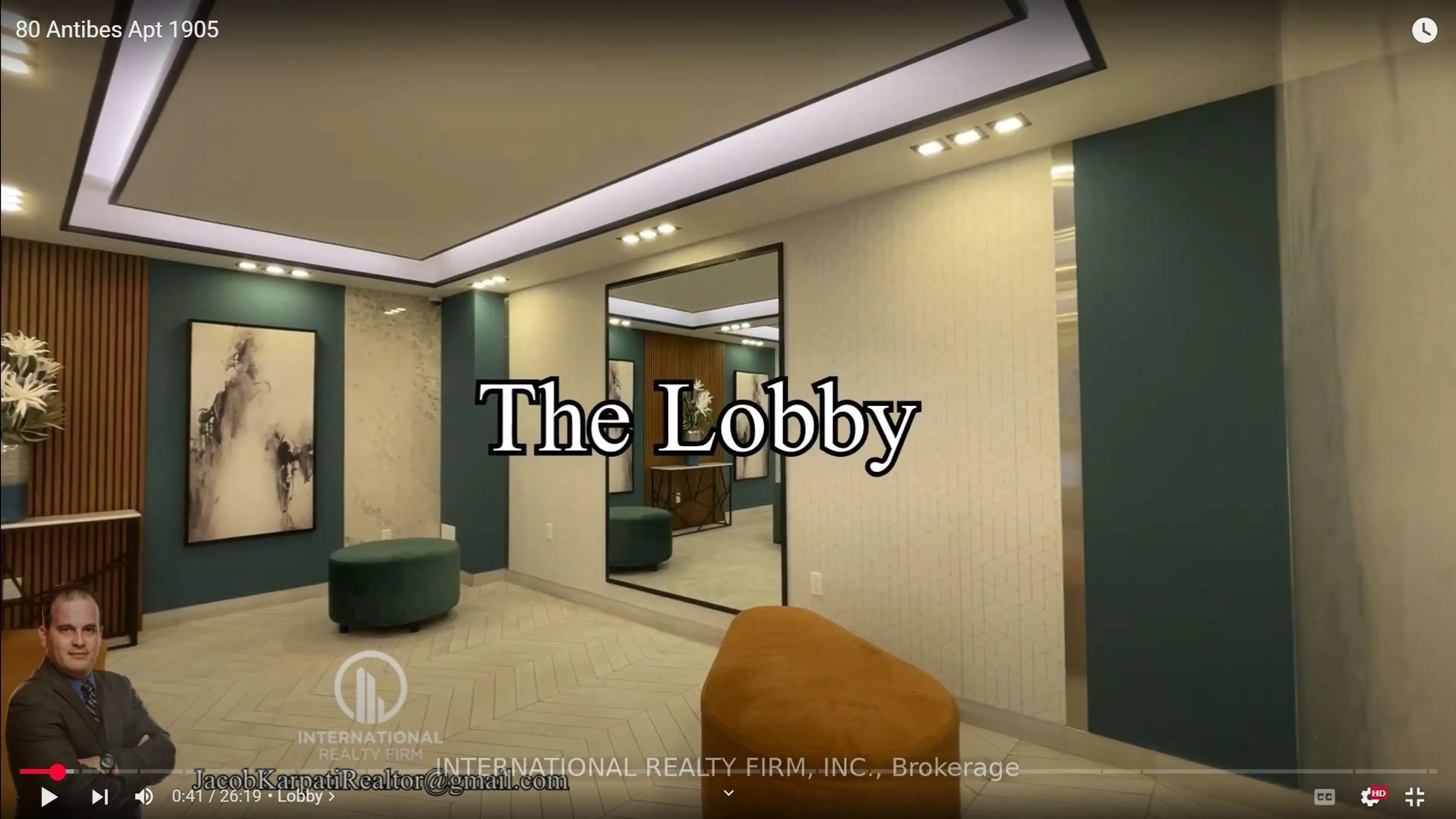 Lobby for 80 Antibes Dr #1905, Toronto Ontario M2R 3N5