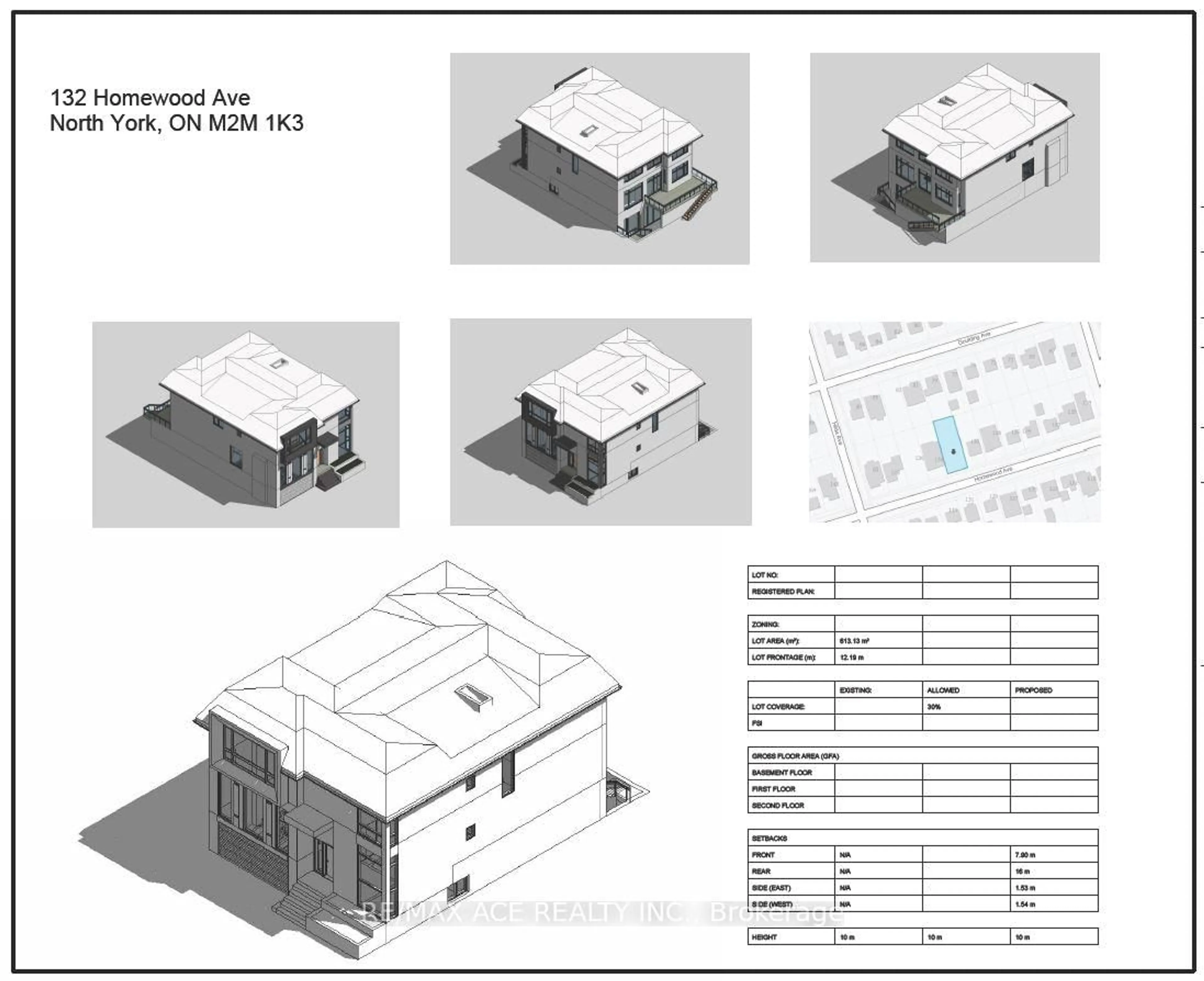 Floor plan for 132 Homewood Ave, Toronto Ontario M2M 1K3