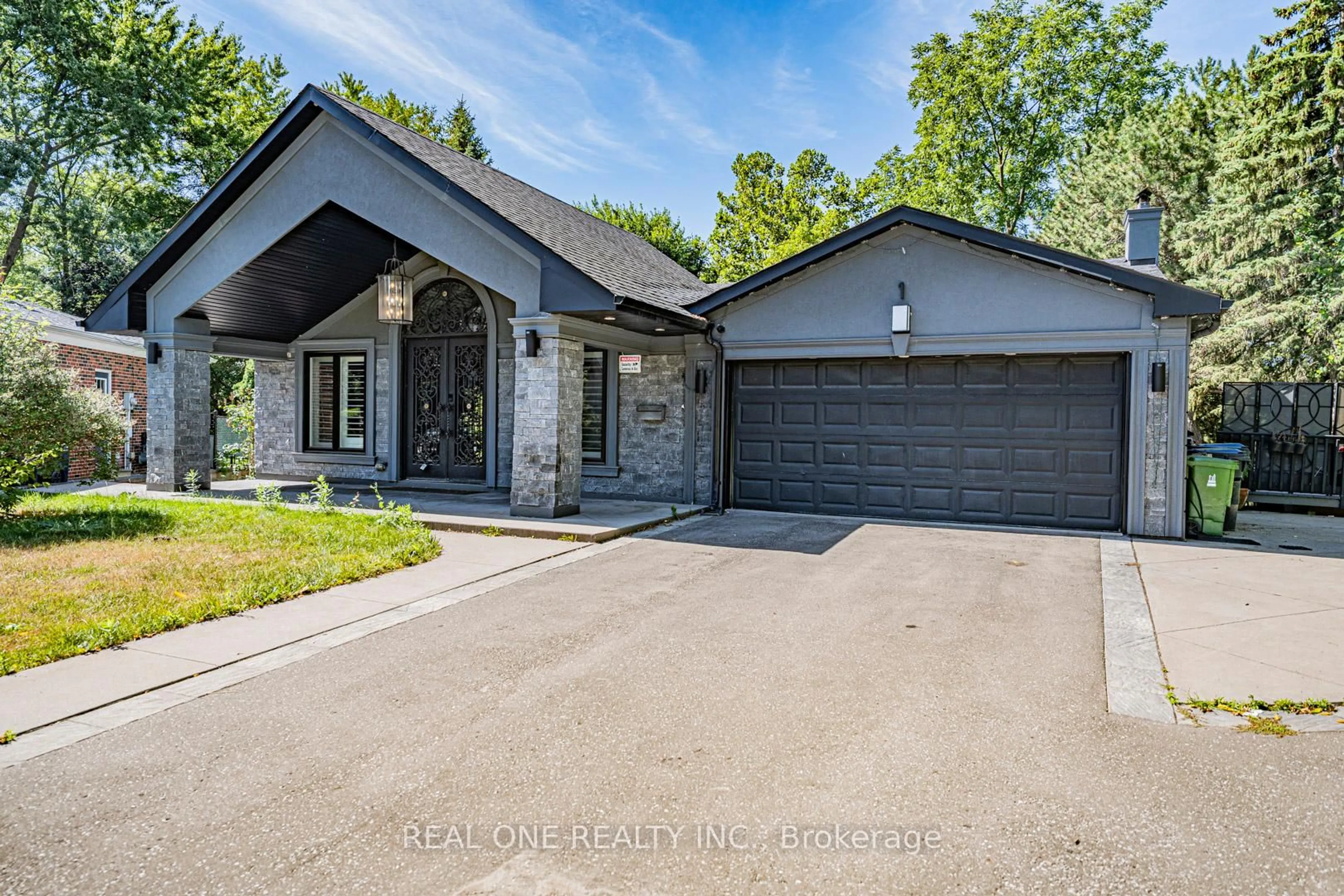 Home with brick exterior material, street for 1 Manorpark Crt, Toronto Ontario M2J 1A1