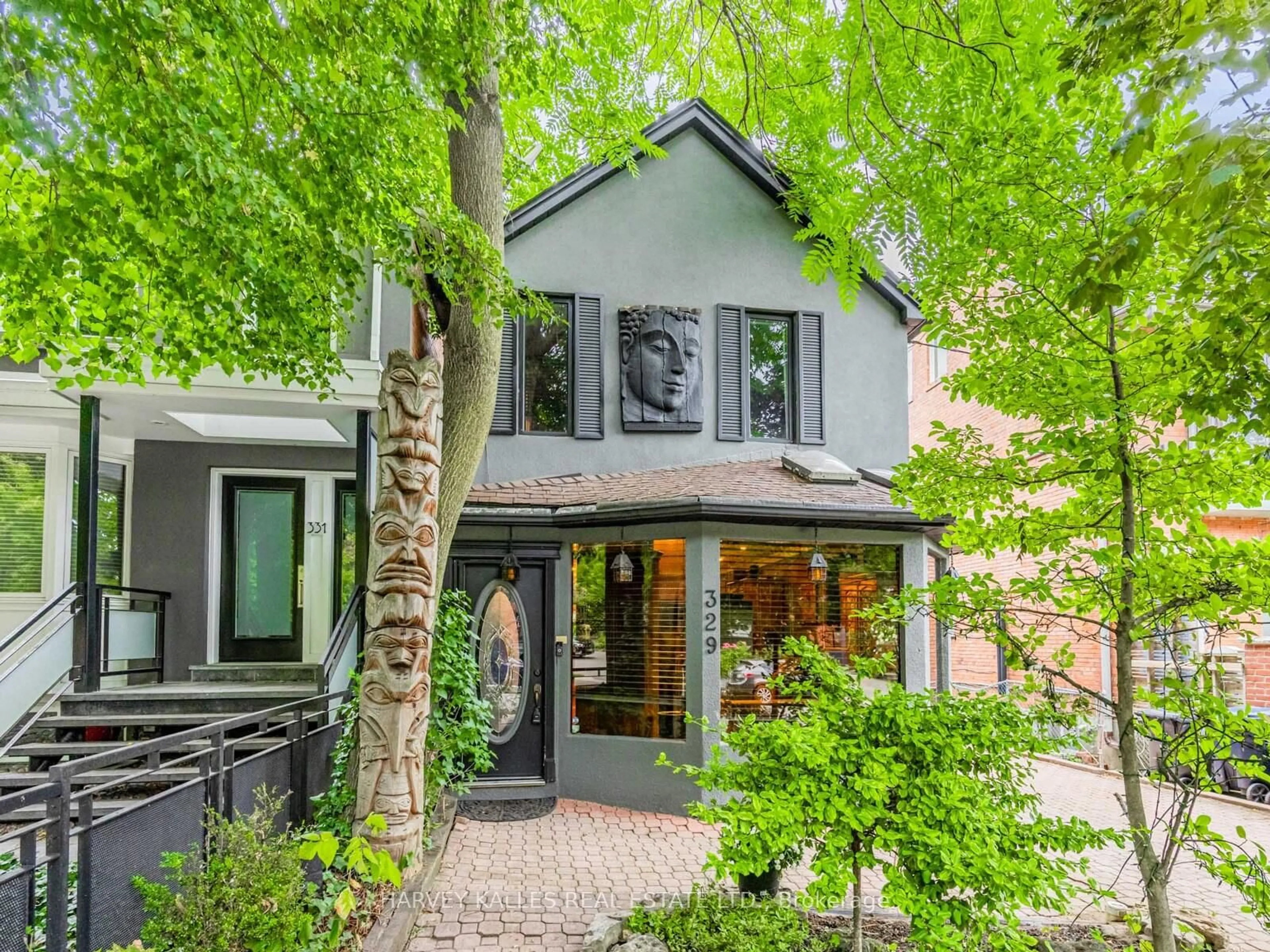 Home with brick exterior material, street for 329 Glen Rd, Toronto Ontario M4W 2X4