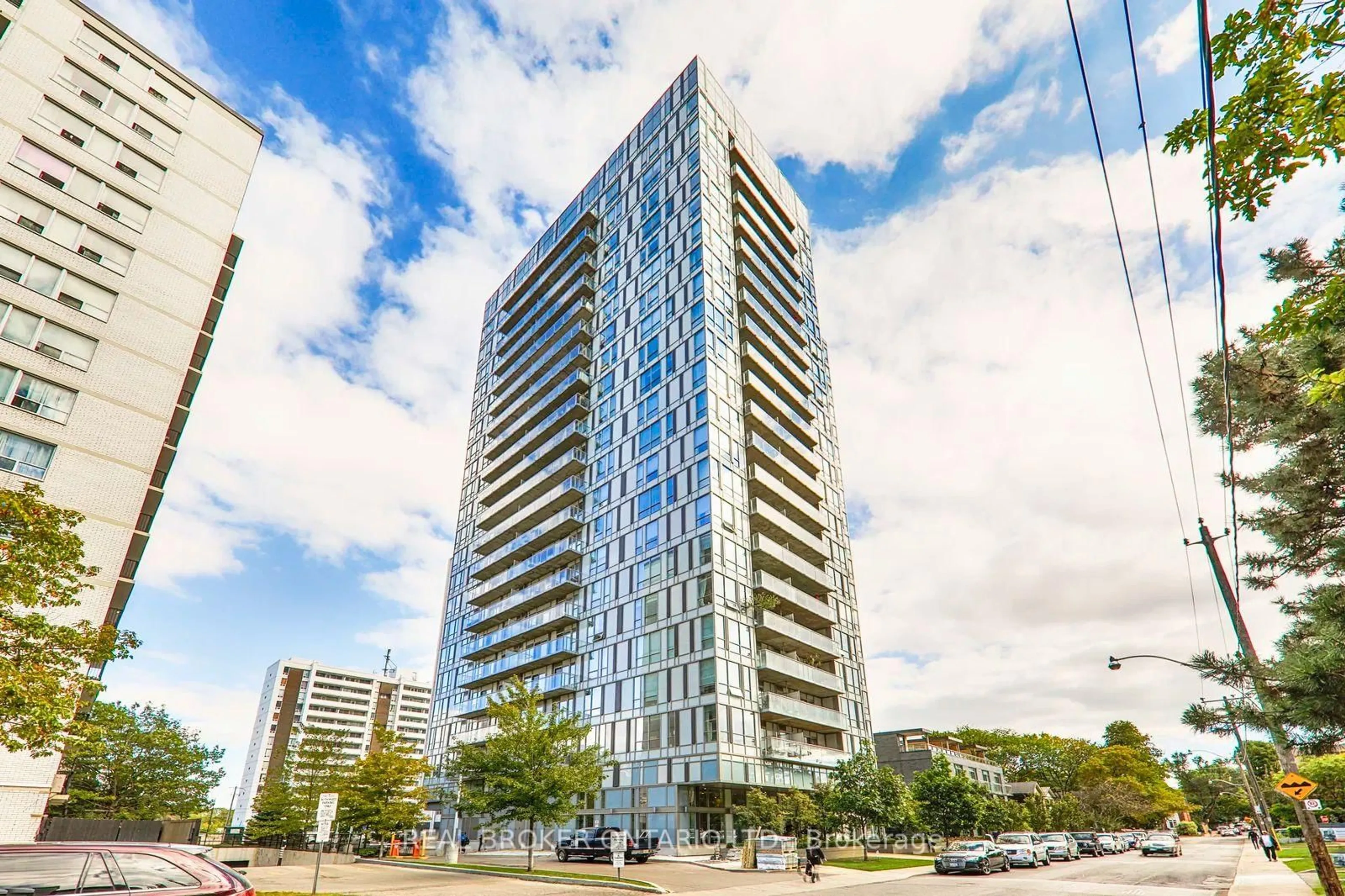 A pic from outside/outdoor area/front of a property/back of a property/a pic from drone, building for 83 Redpath Ave #1509, Toronto Ontario M4S 0A2