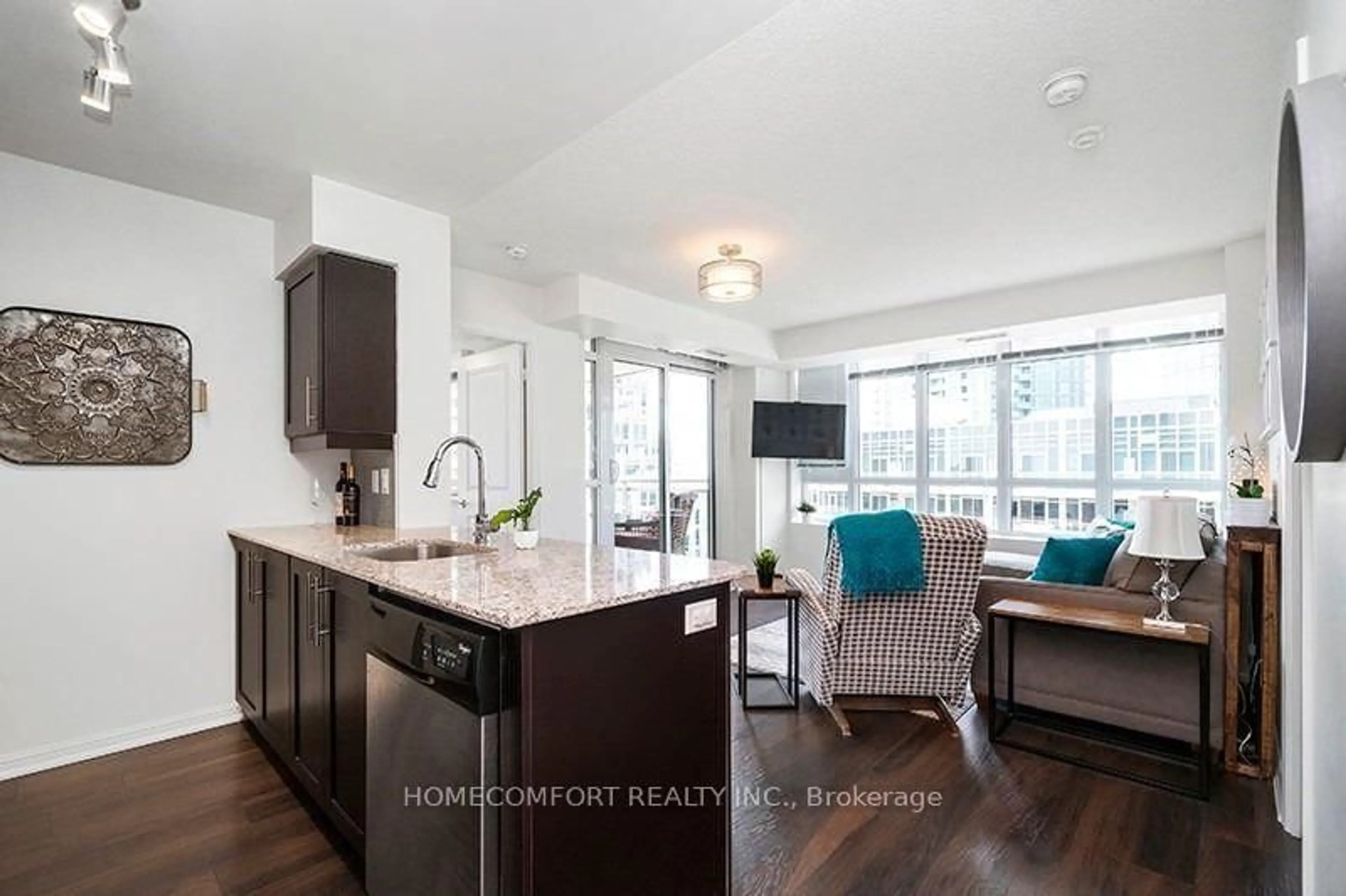 Open concept kitchen, unknown for 38 Grand Magazine St #2041, Toronto Ontario M5V 0B1