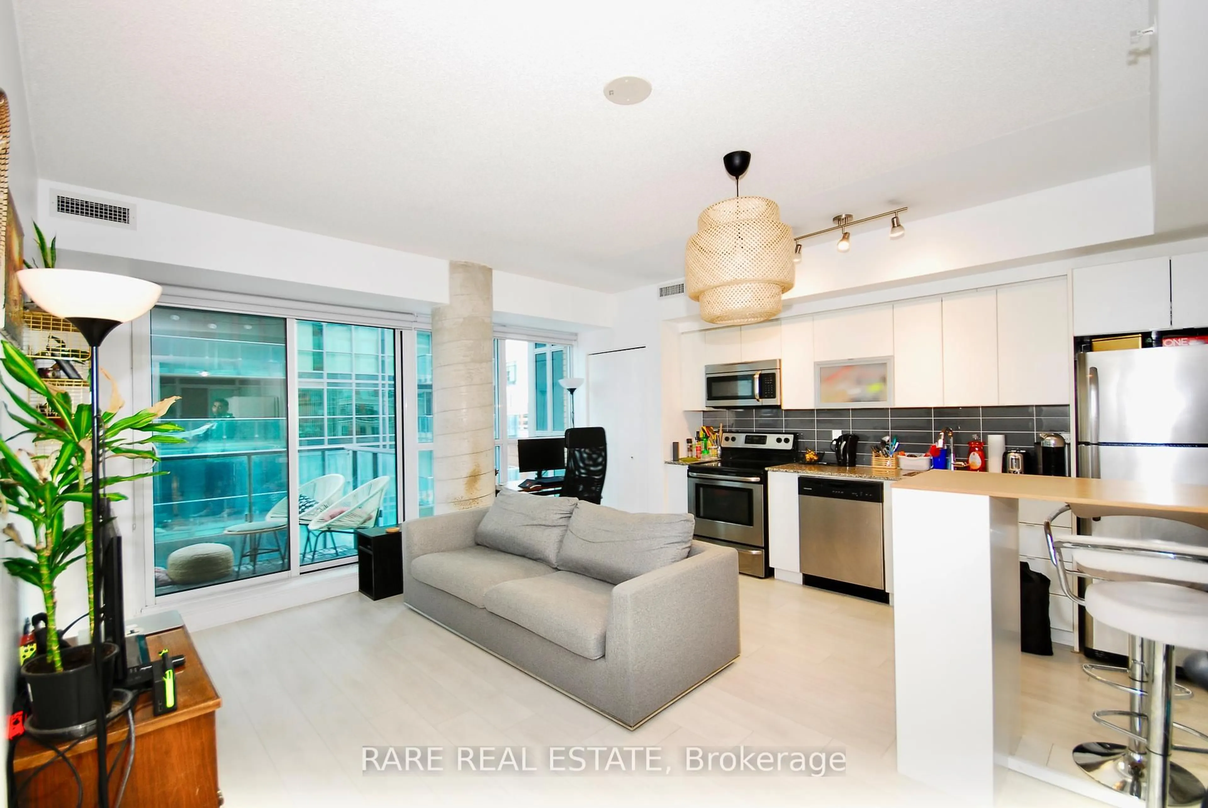 Open concept kitchen, unknown for 69 Lynn Williams St #610, Toronto Ontario M6K 3R7