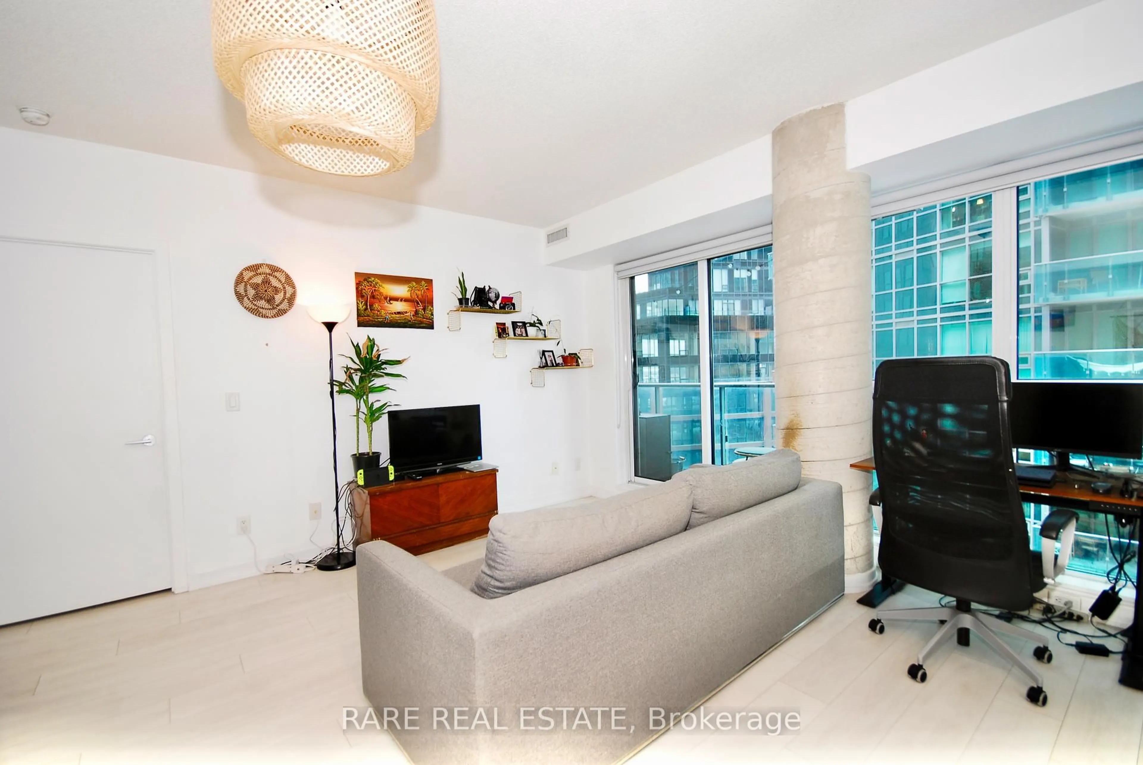 Living room with furniture, unknown for 69 Lynn Williams St #610, Toronto Ontario M6K 3R7