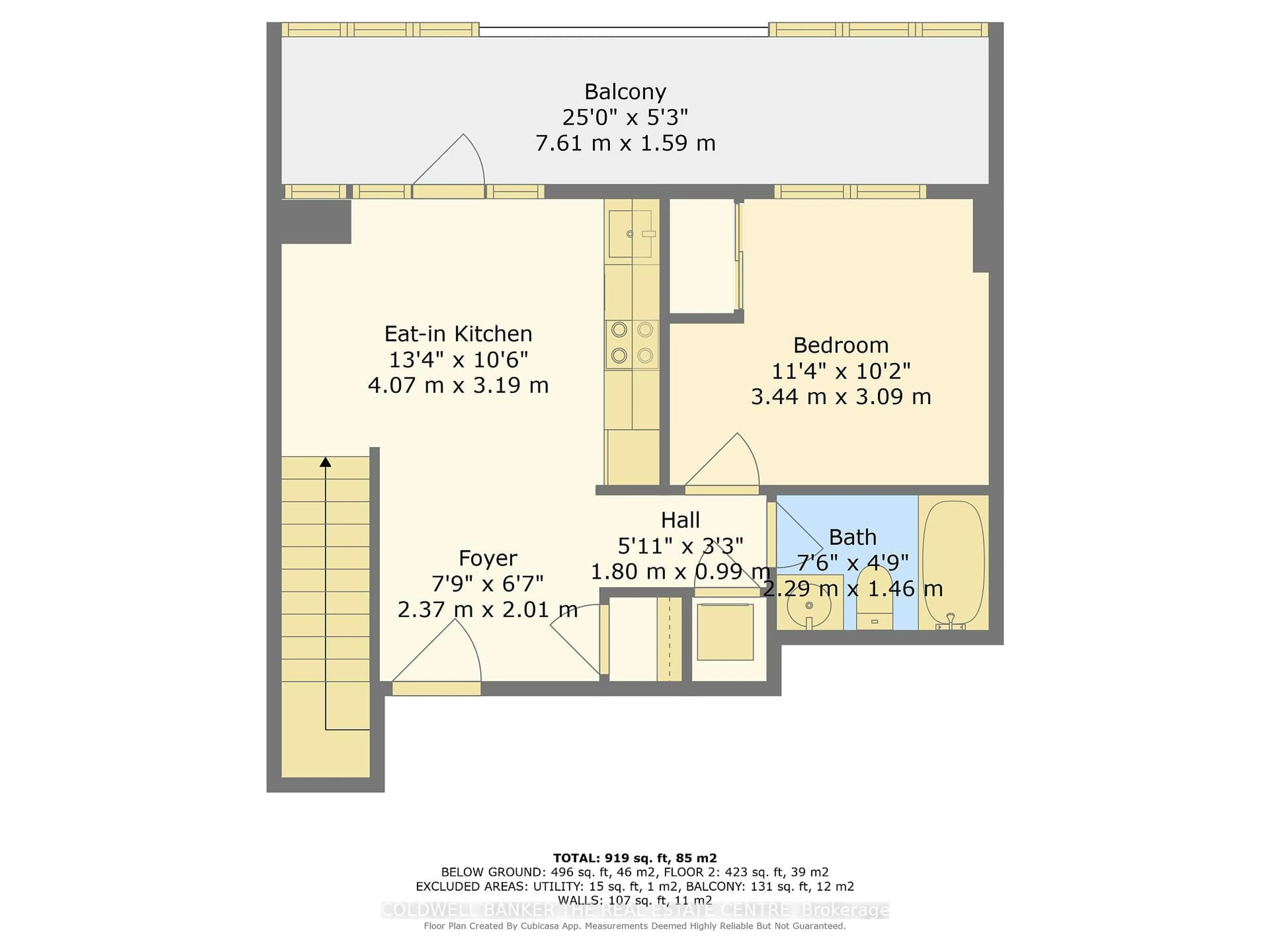 Floor plan for 38 Monte Kwinter Crt #104, Toronto Ontario M3H 0E2
