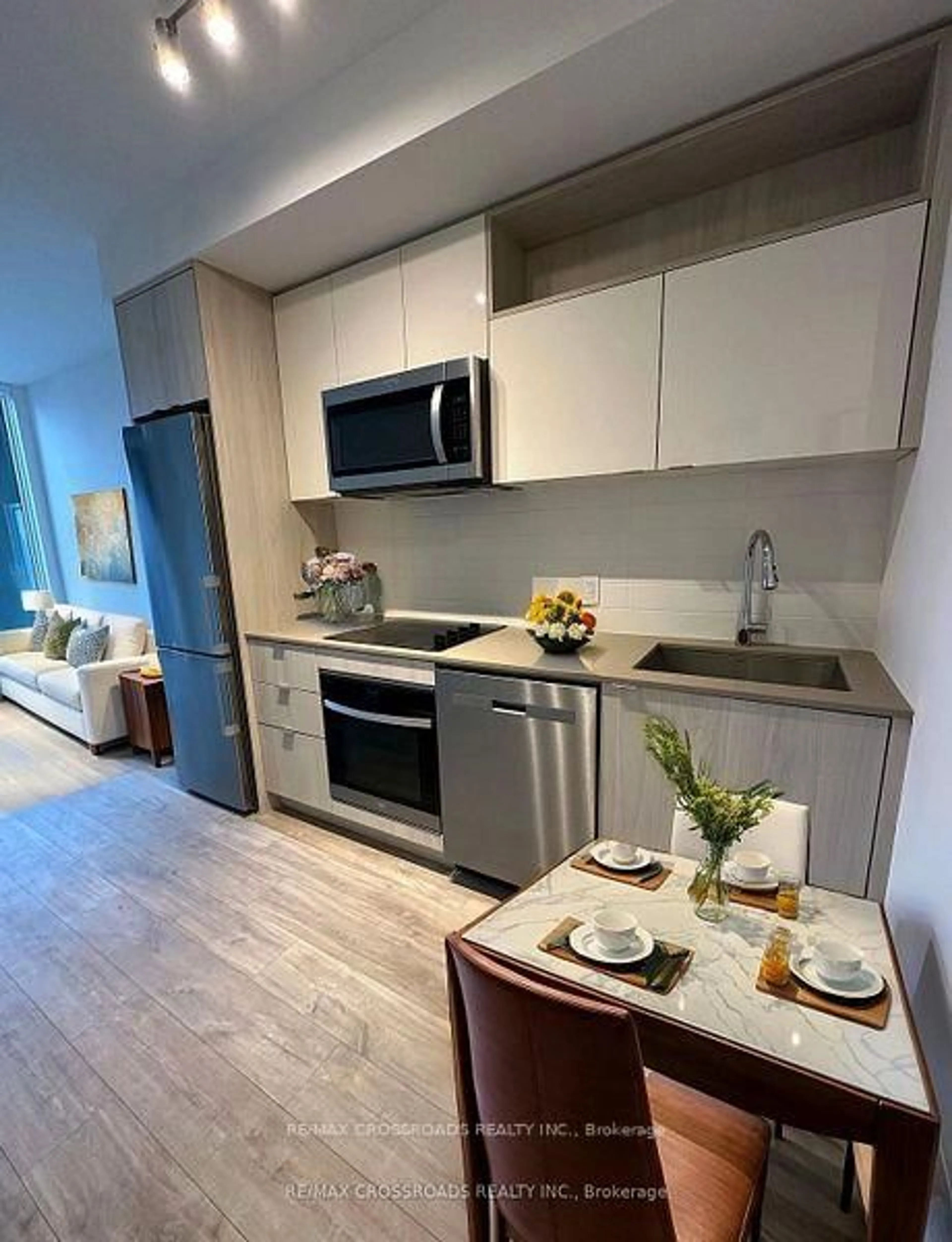 Open concept kitchen, unknown for 70 Princess St #406, Toronto Ontario M5A 0X6