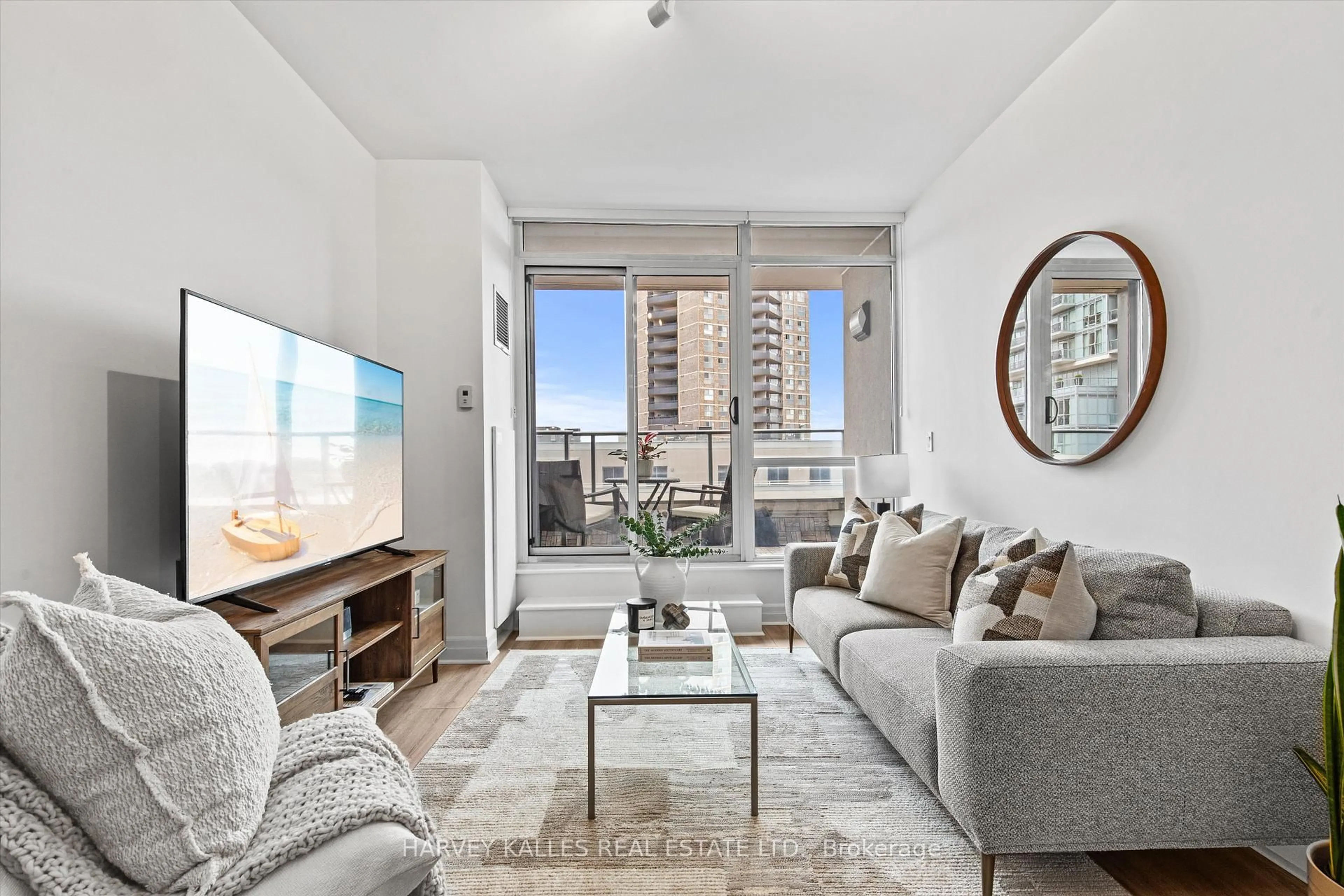 Living room with furniture, unknown for 500 St Clair Ave #408, Toronto Ontario M6C 1A8