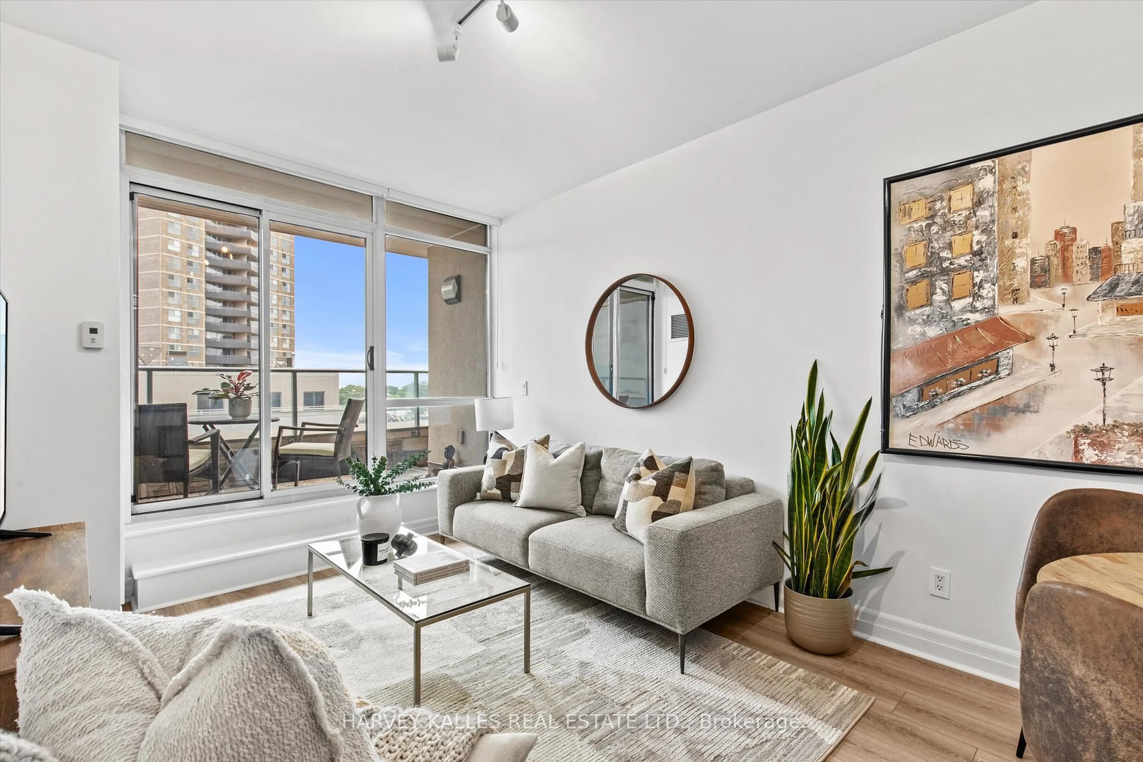 Living room with furniture, unknown for 500 St Clair Ave #408, Toronto Ontario M6C 1A8