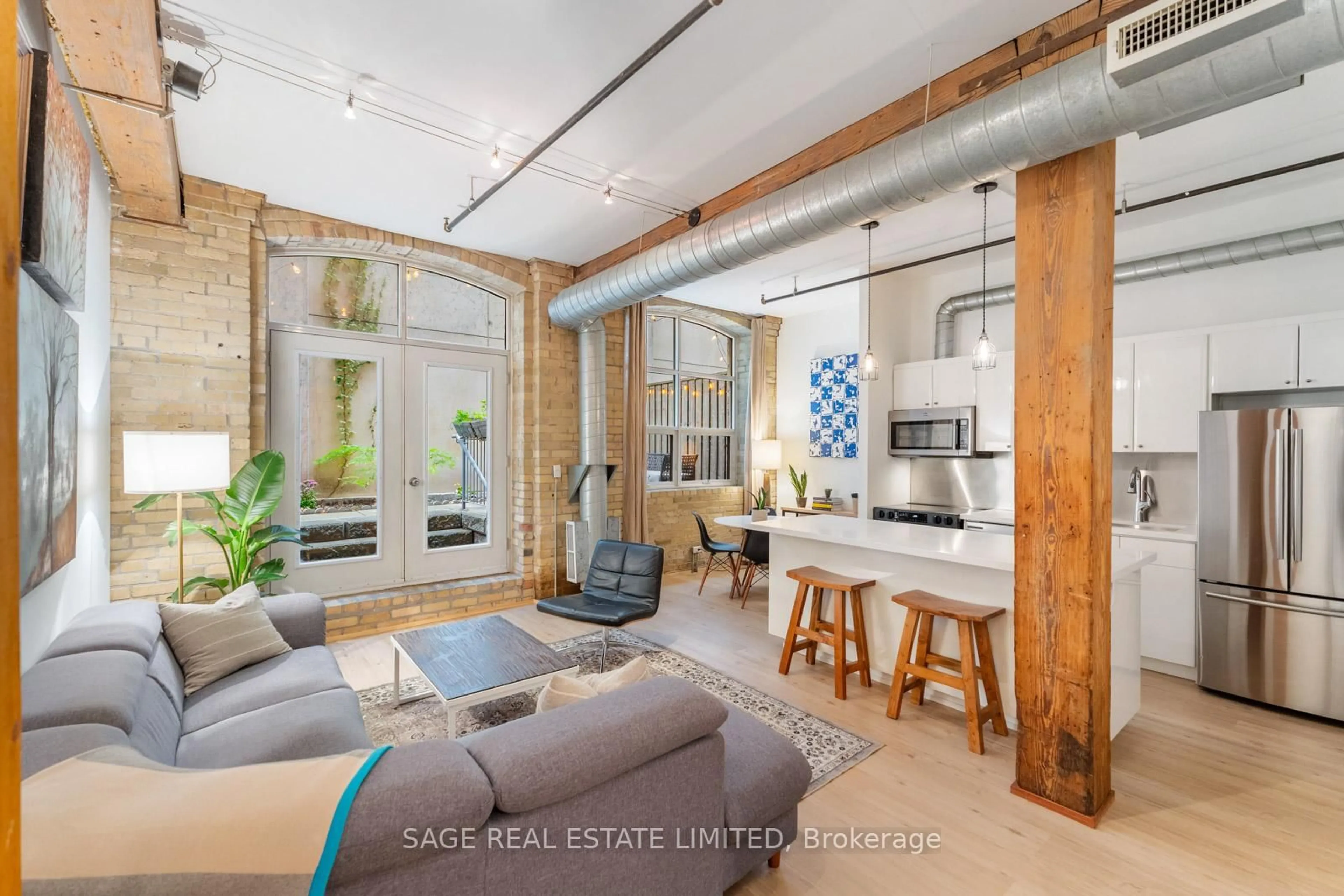 Open concept kitchen, unknown for 383 Adelaide St #103, Toronto Ontario M5A 1N3