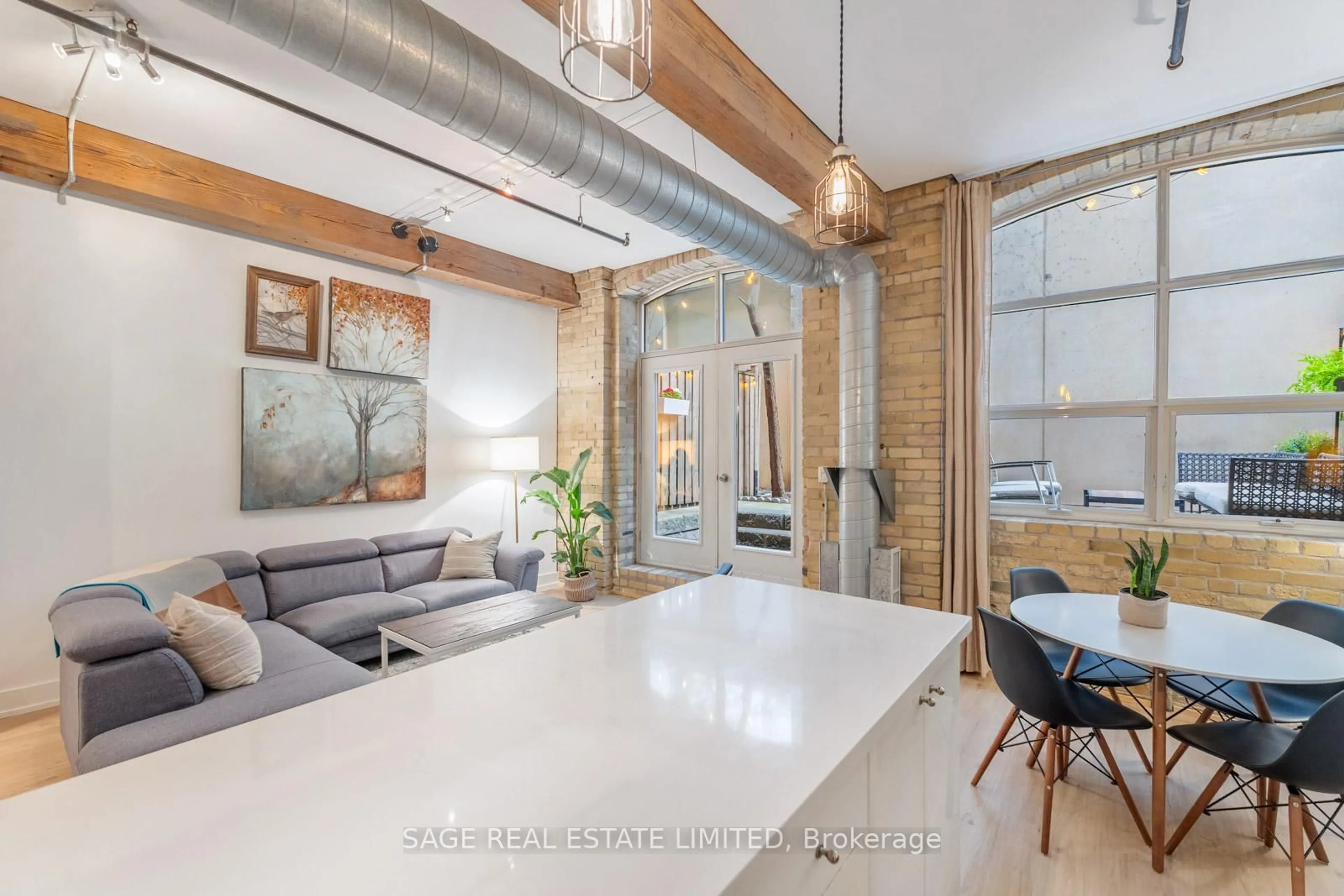 Open concept kitchen, unknown for 383 Adelaide St #103, Toronto Ontario M5A 1N3
