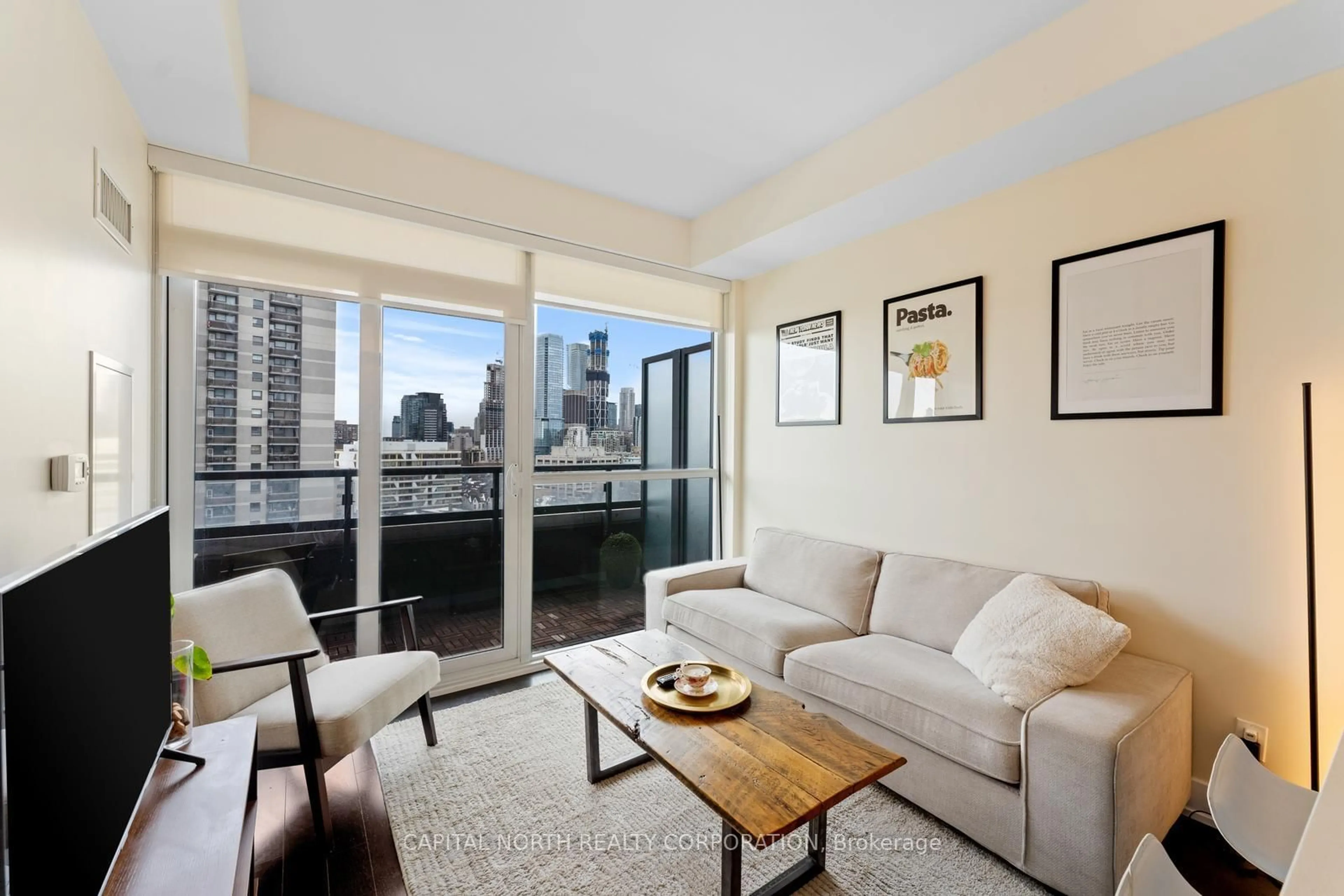 Living room with furniture, unknown for 181 Bedford Rd #1206, Toronto Ontario M5R 0C2