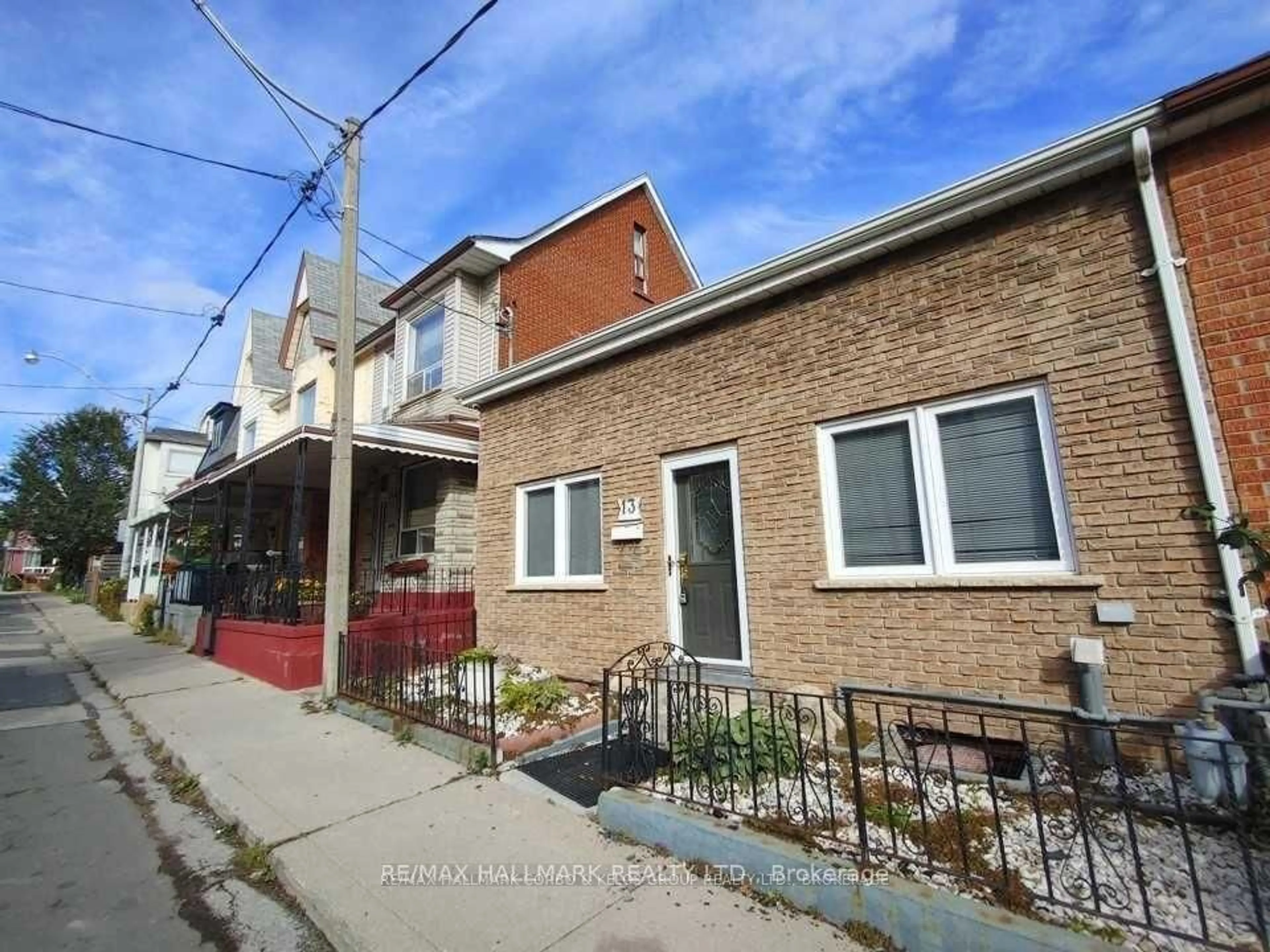 Home with brick exterior material, street for 13 Northern Pl, Toronto Ontario M6K 2V1