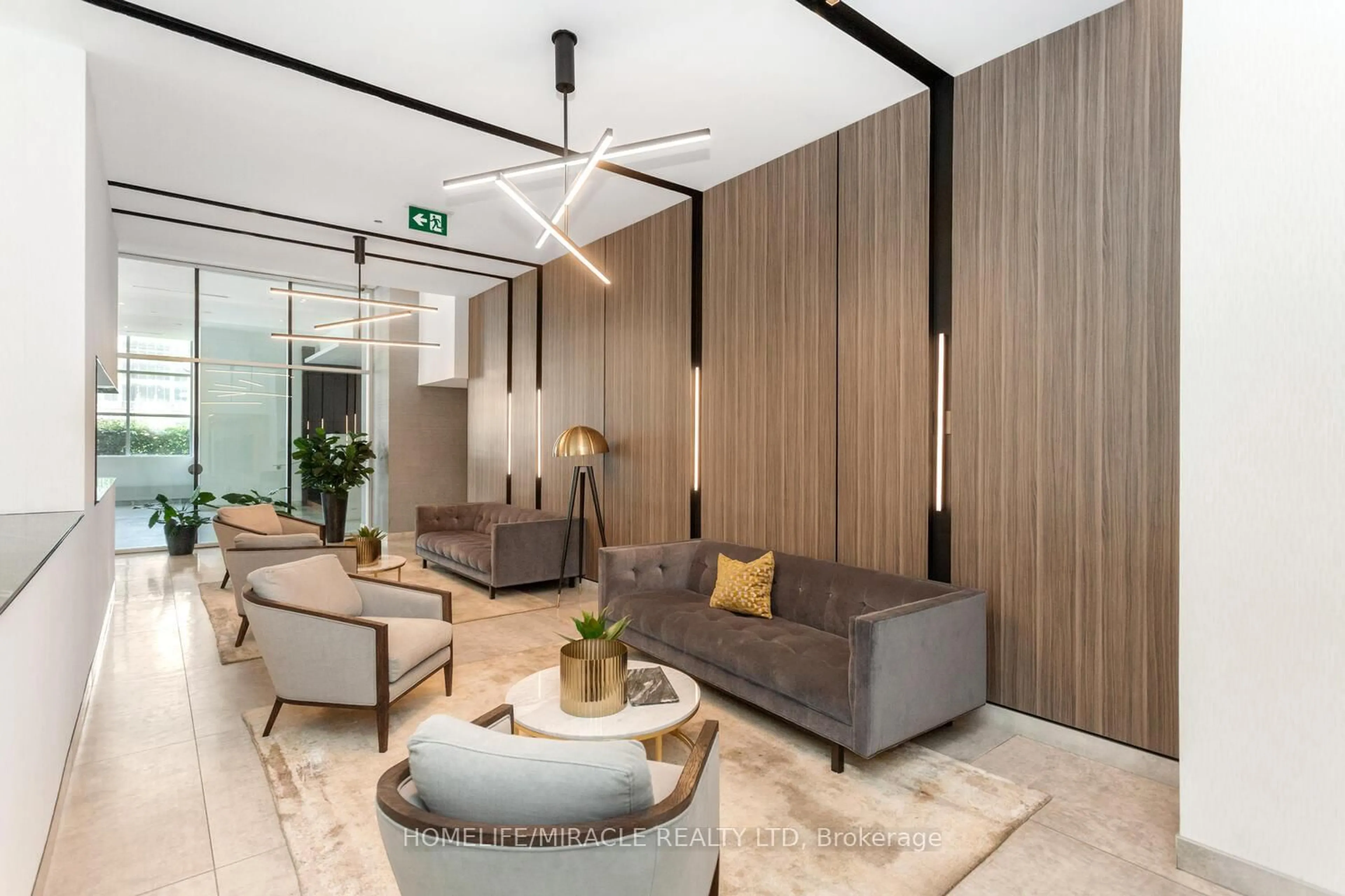 Lobby for 25 Telegram Mews #3002, Toronto Ontario M5V 3Z1