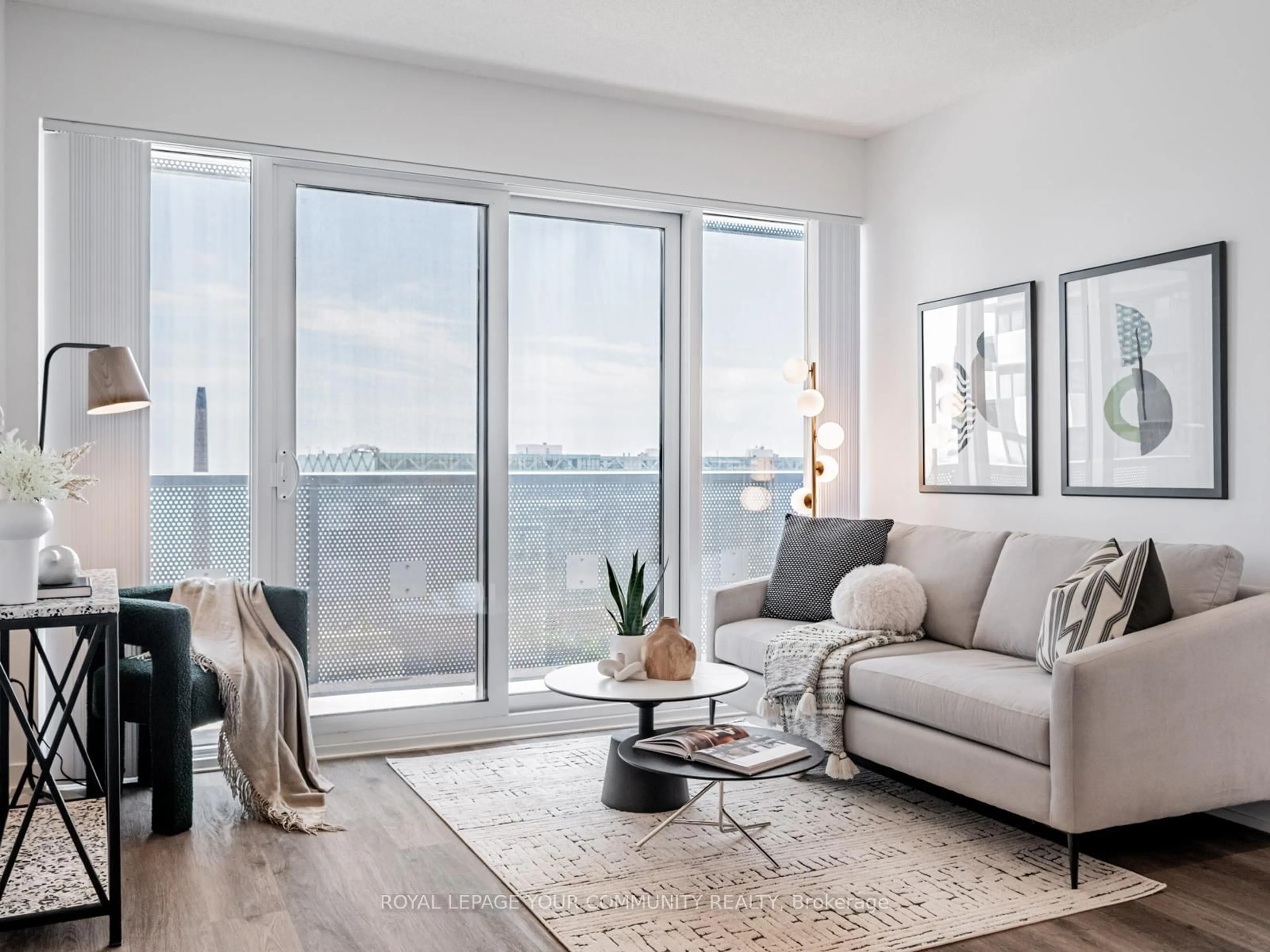 Living room with furniture, unknown for 55 Cooper St #1611, Toronto Ontario M5E 0G1