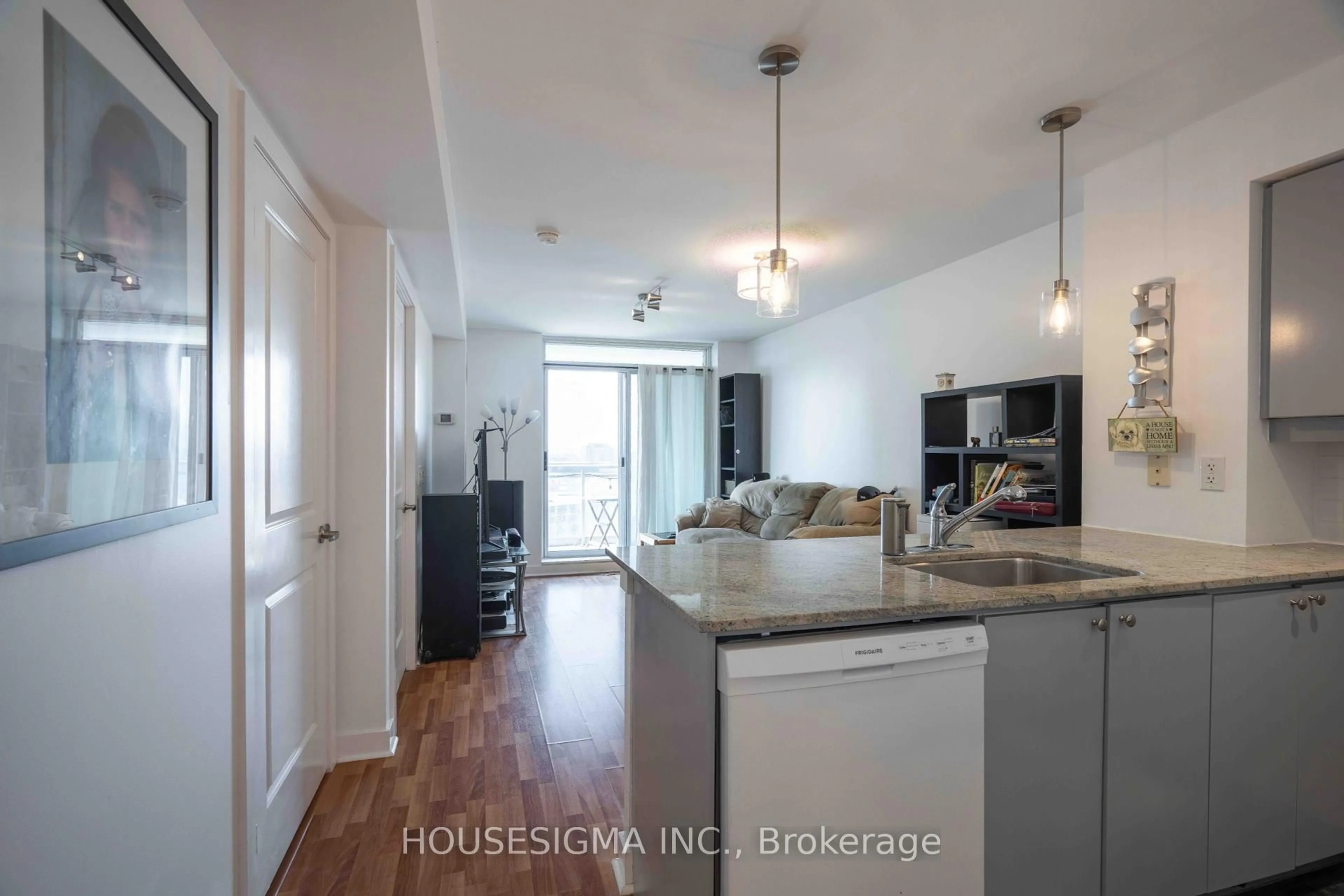 Open concept kitchen, unknown for 50 Lynn Williams St #1805, Toronto Ontario M6K 3R9