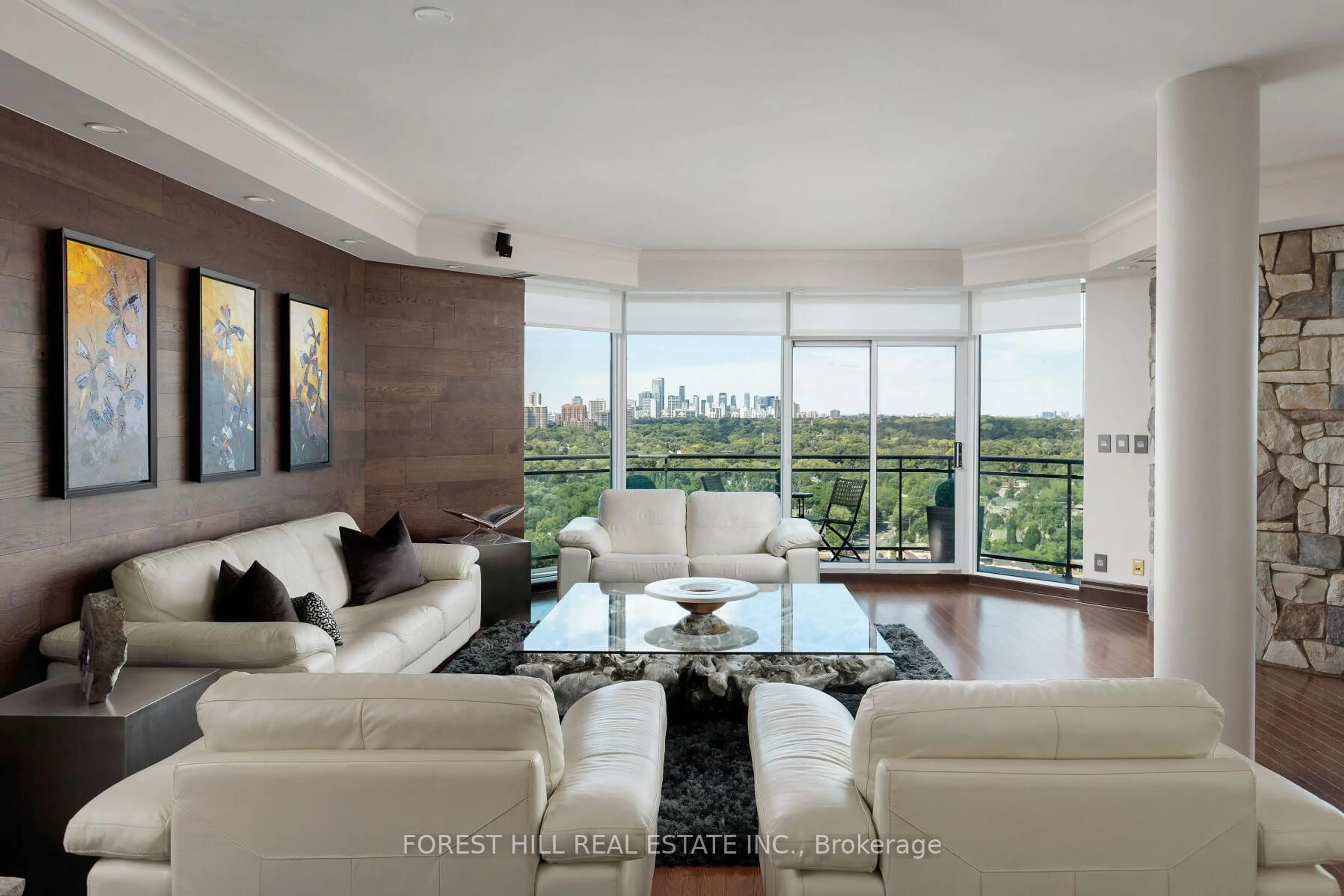 Living room with furniture, unknown for 300 Bloor St #2701, Toronto Ontario M4W 3Y2
