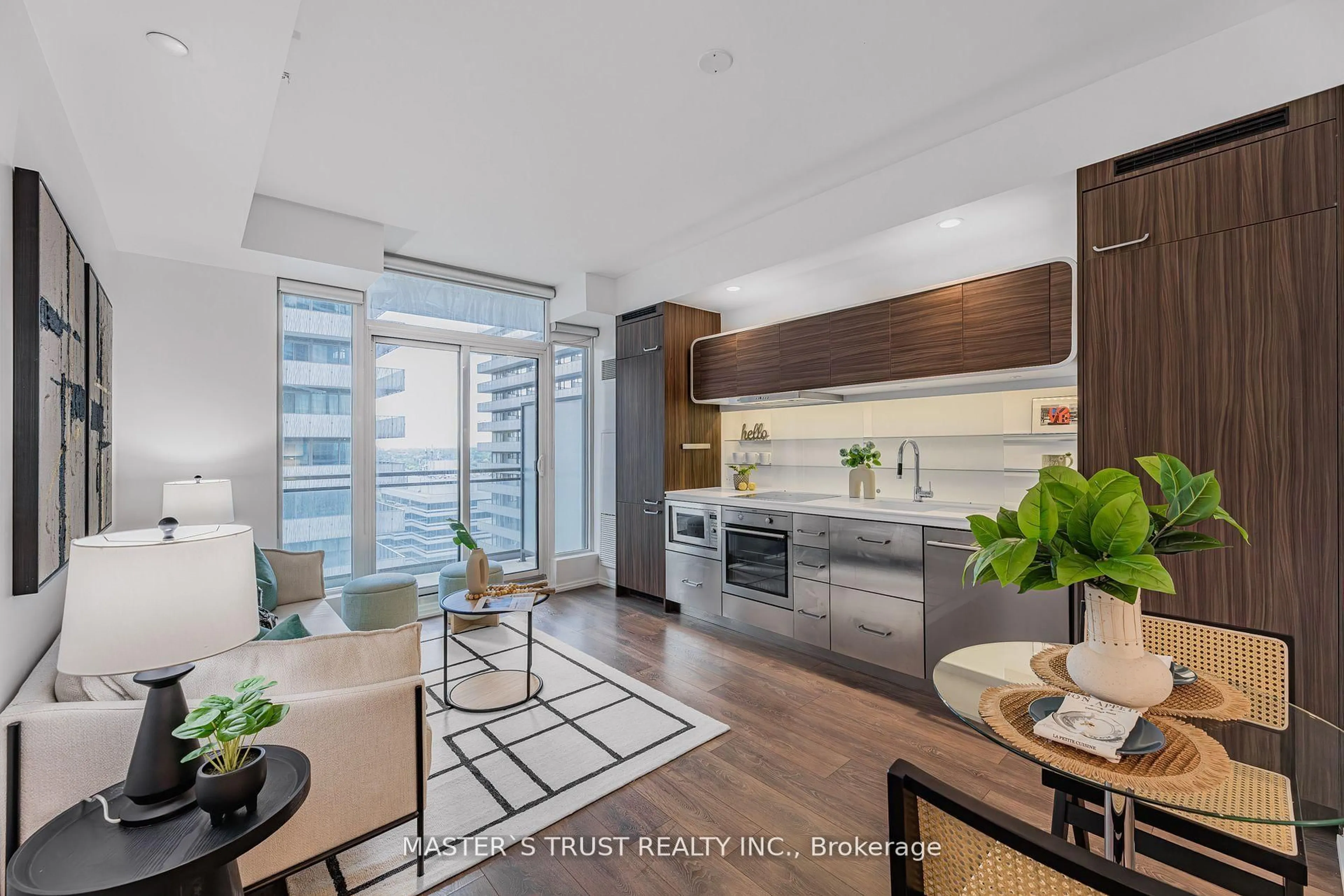 Open concept kitchen, unknown for 45 Charles St #2808, Toronto Ontario M4Y 0B8