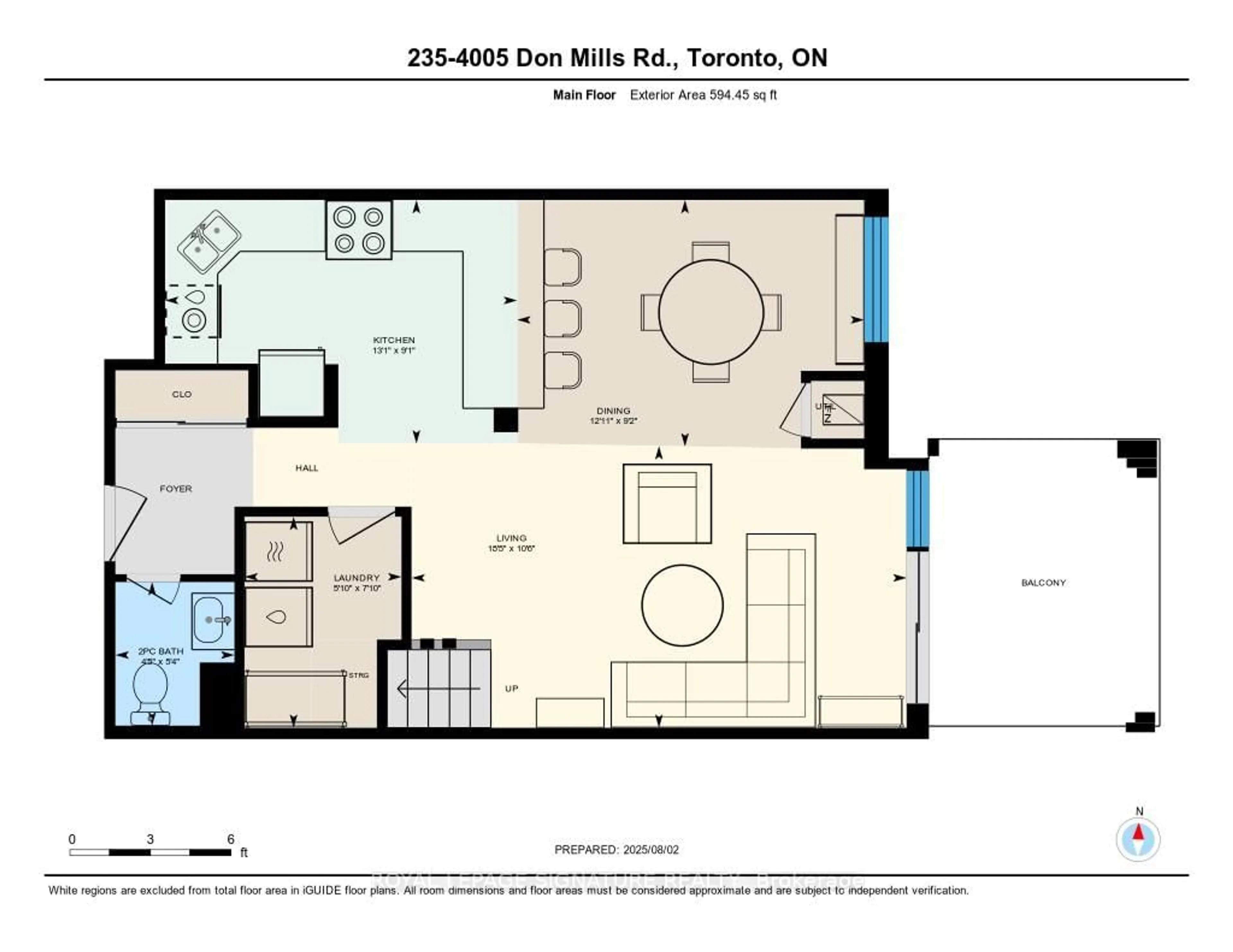 Floor plan for 4005 Don Mills Rd #235, Toronto Ontario M2H 3J9