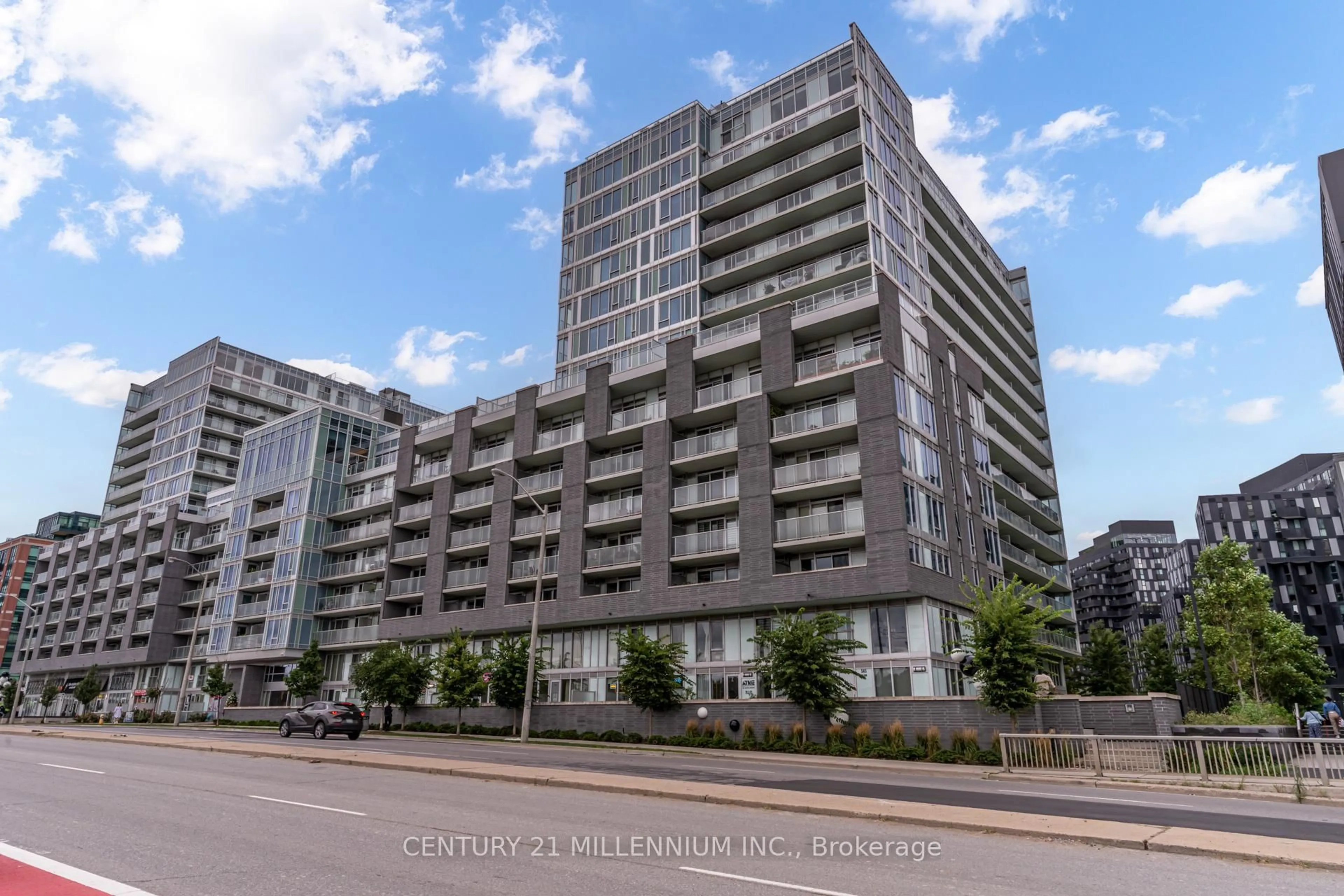 A pic from outside/outdoor area/front of a property/back of a property/a pic from drone, unknown for 565 Wilson Ave #513, Toronto Ontario M3H 0C6
