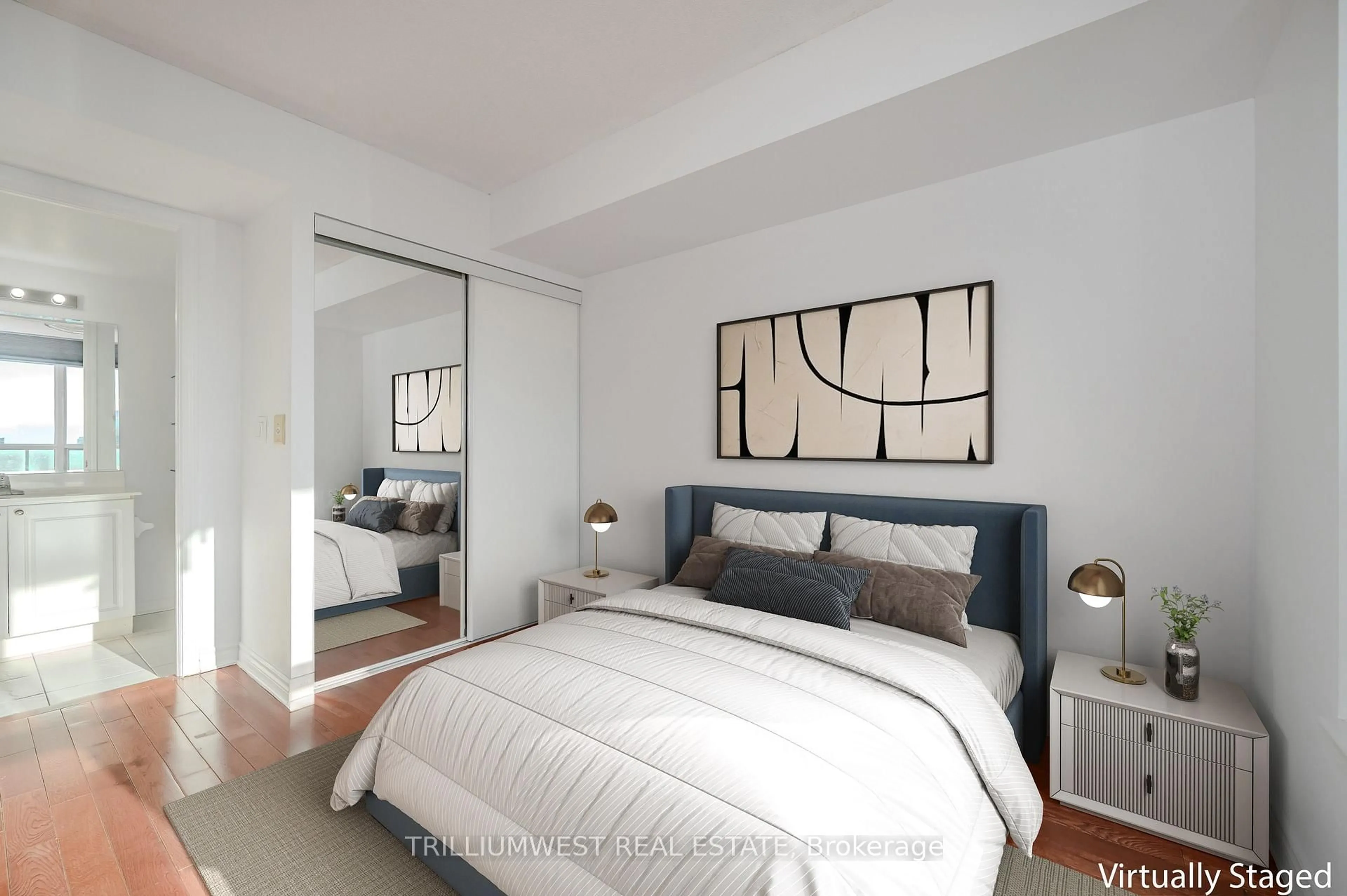 Bedroom with bed, unknown for 17 Barberry Pl #2111, Toronto Ontario M2K 3E2