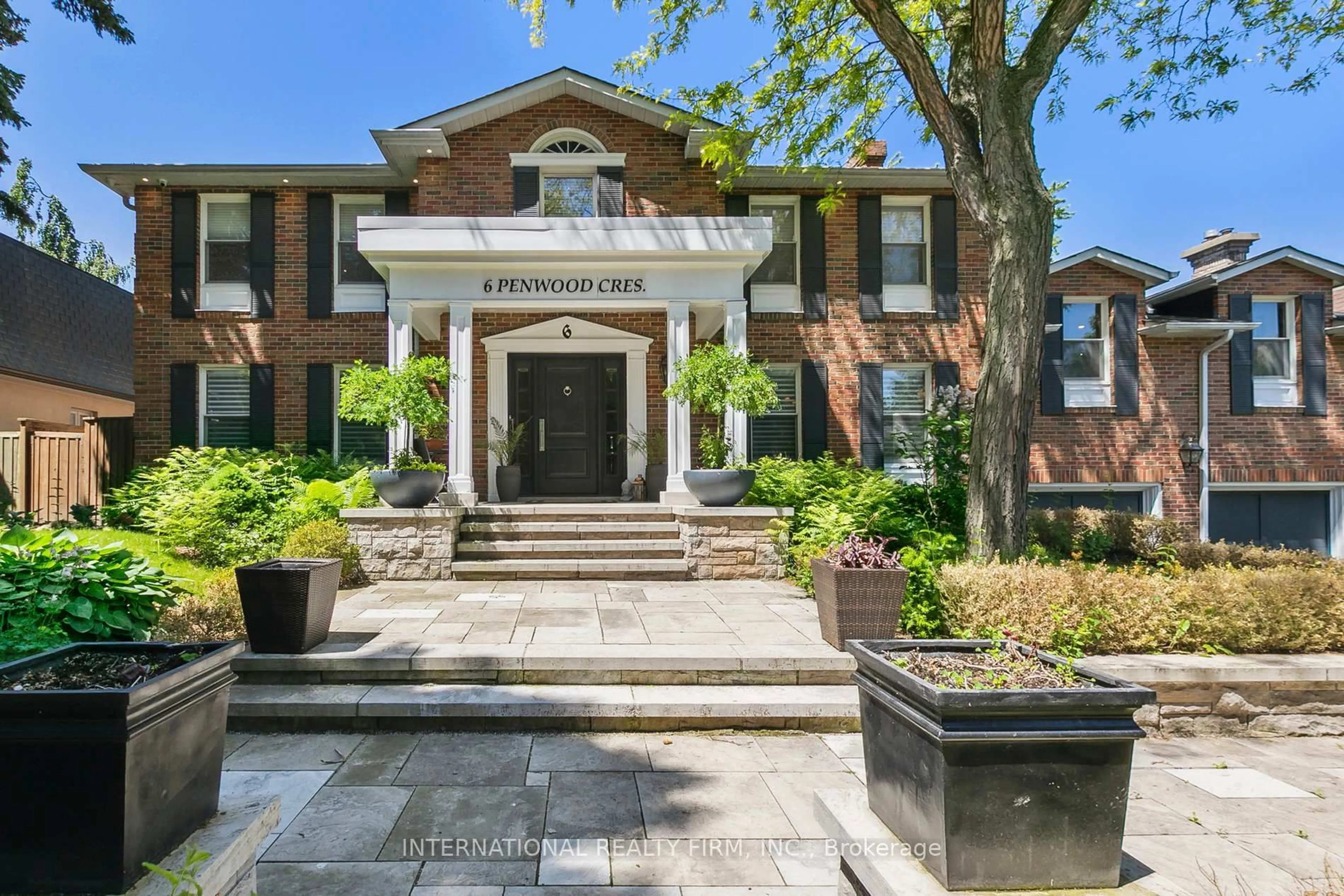 Home with brick exterior material, street for 6 Penwood Cres, Toronto Ontario M3B 2B9