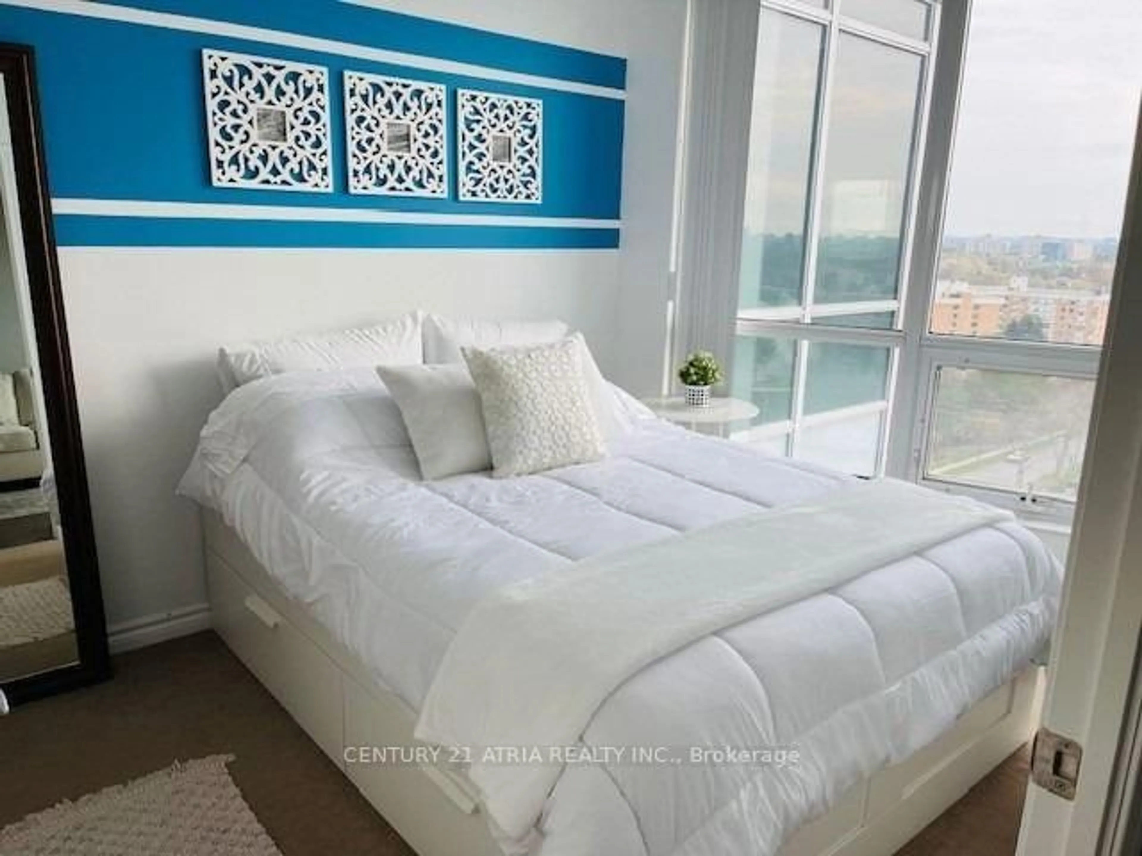 Bedroom with bed, unknown for 18 Holmes Ave #1412, Toronto Ontario M2N 0E1
