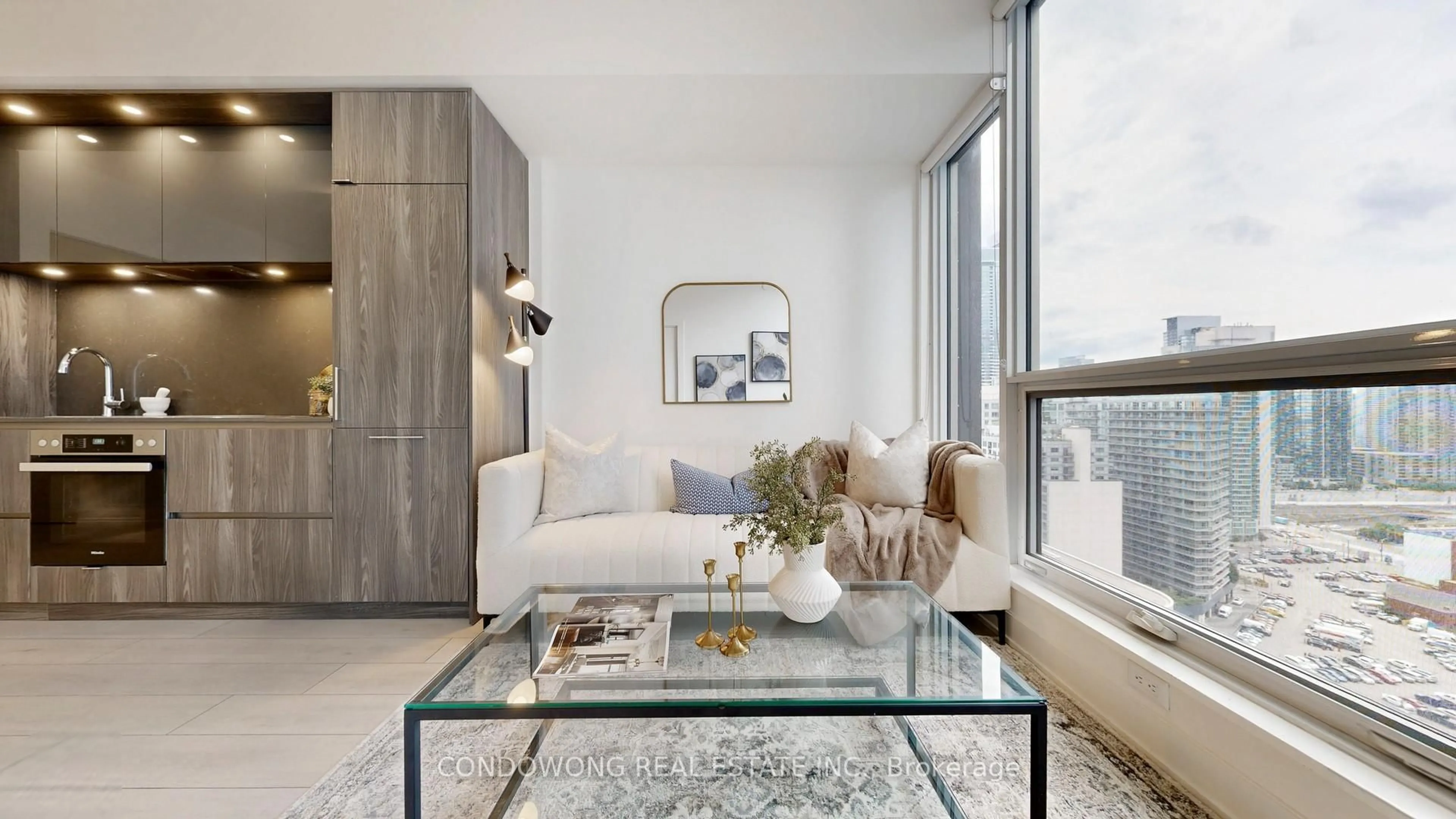 Living room with furniture, unknown for 35 Mercer St #1811, Toronto Ontario M5V 0V1