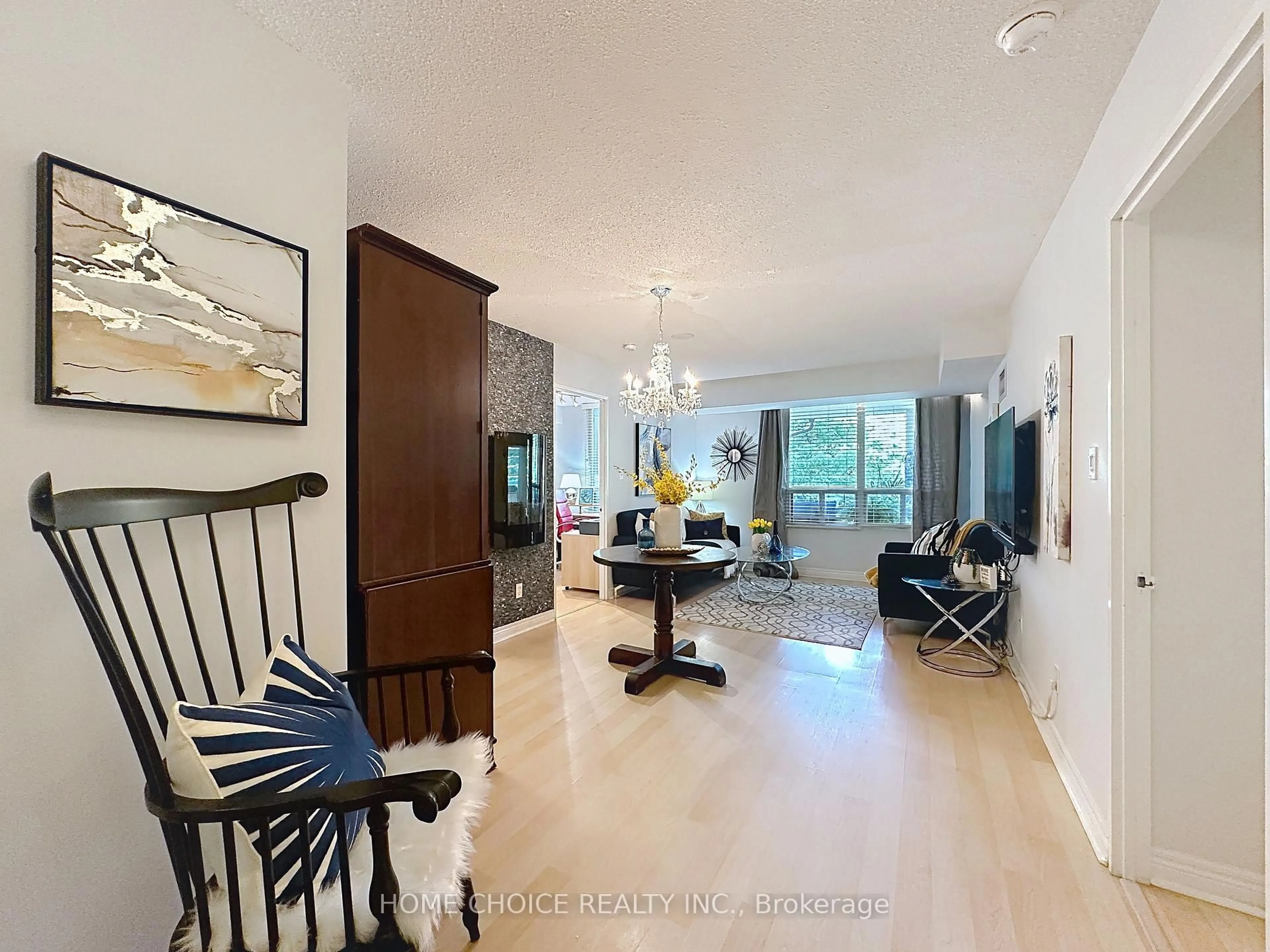 Living room with furniture, unknown for 28 Empress Ave #215, Toronto Ontario M2N 6Z7
