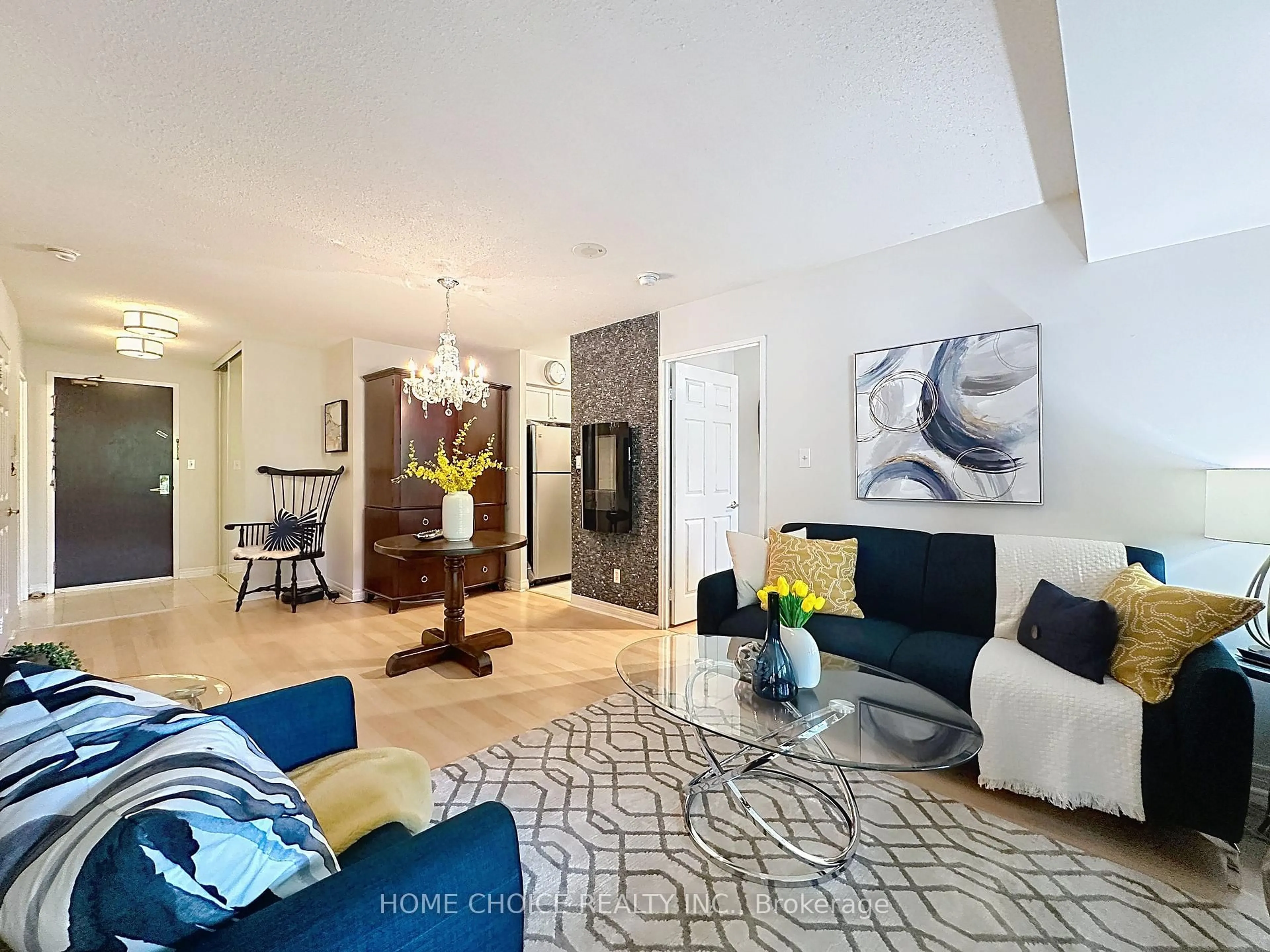 Living room with furniture, unknown for 28 Empress Ave #215, Toronto Ontario M2N 6Z7