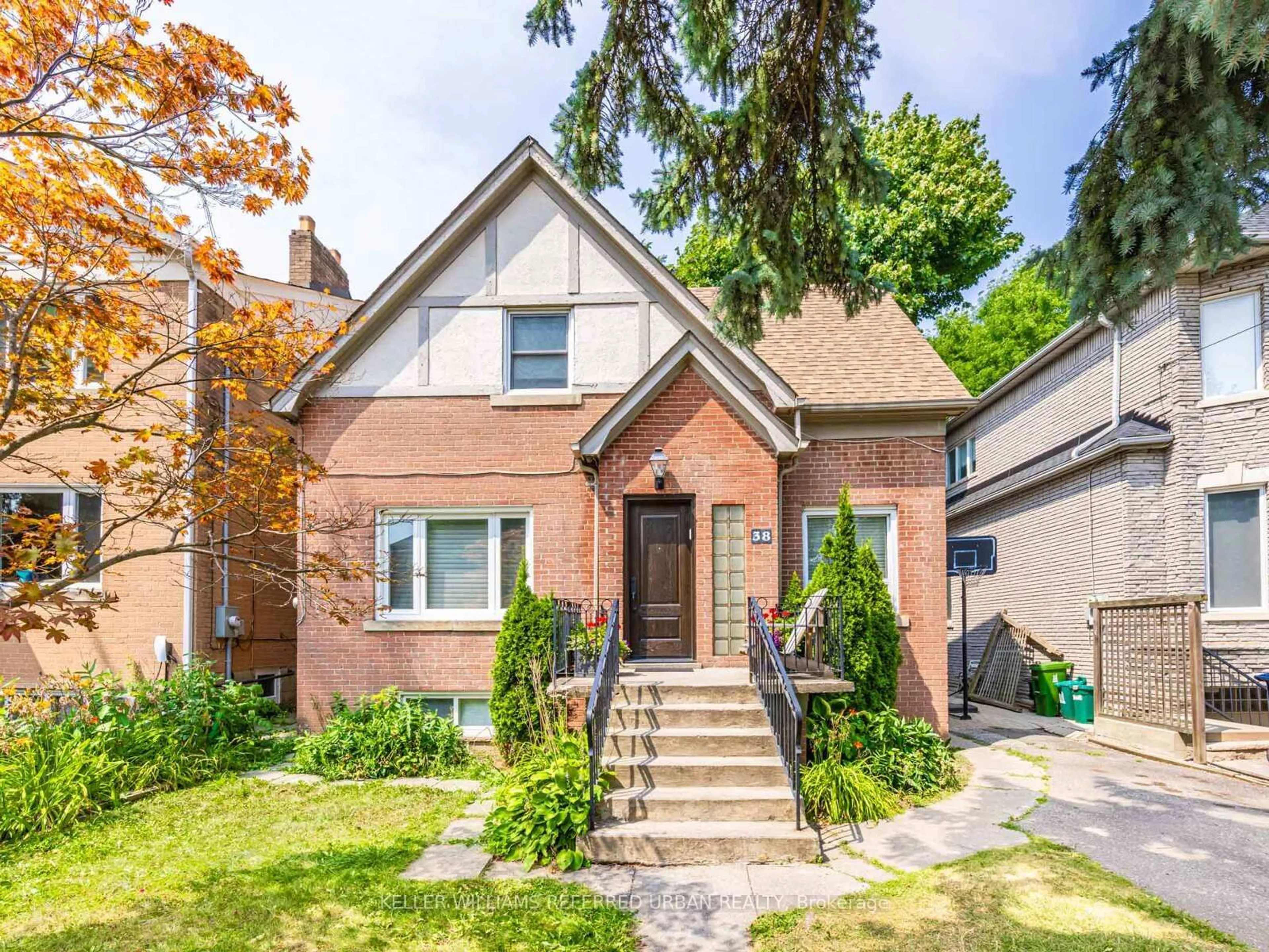 Home with brick exterior material, street for 38 Viewmount Ave, Toronto Ontario M6B 1T4