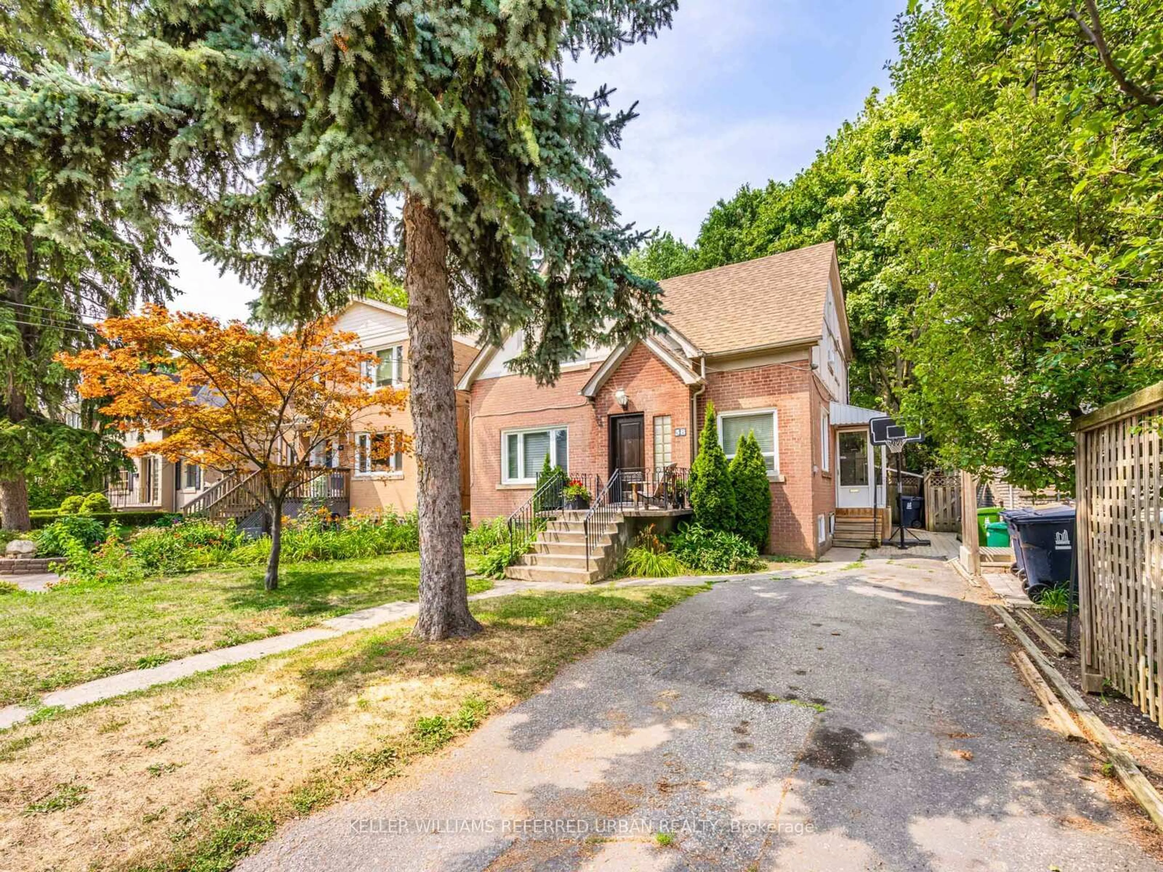 Home with brick exterior material, street for 38 Viewmount Ave, Toronto Ontario M6B 1T4
