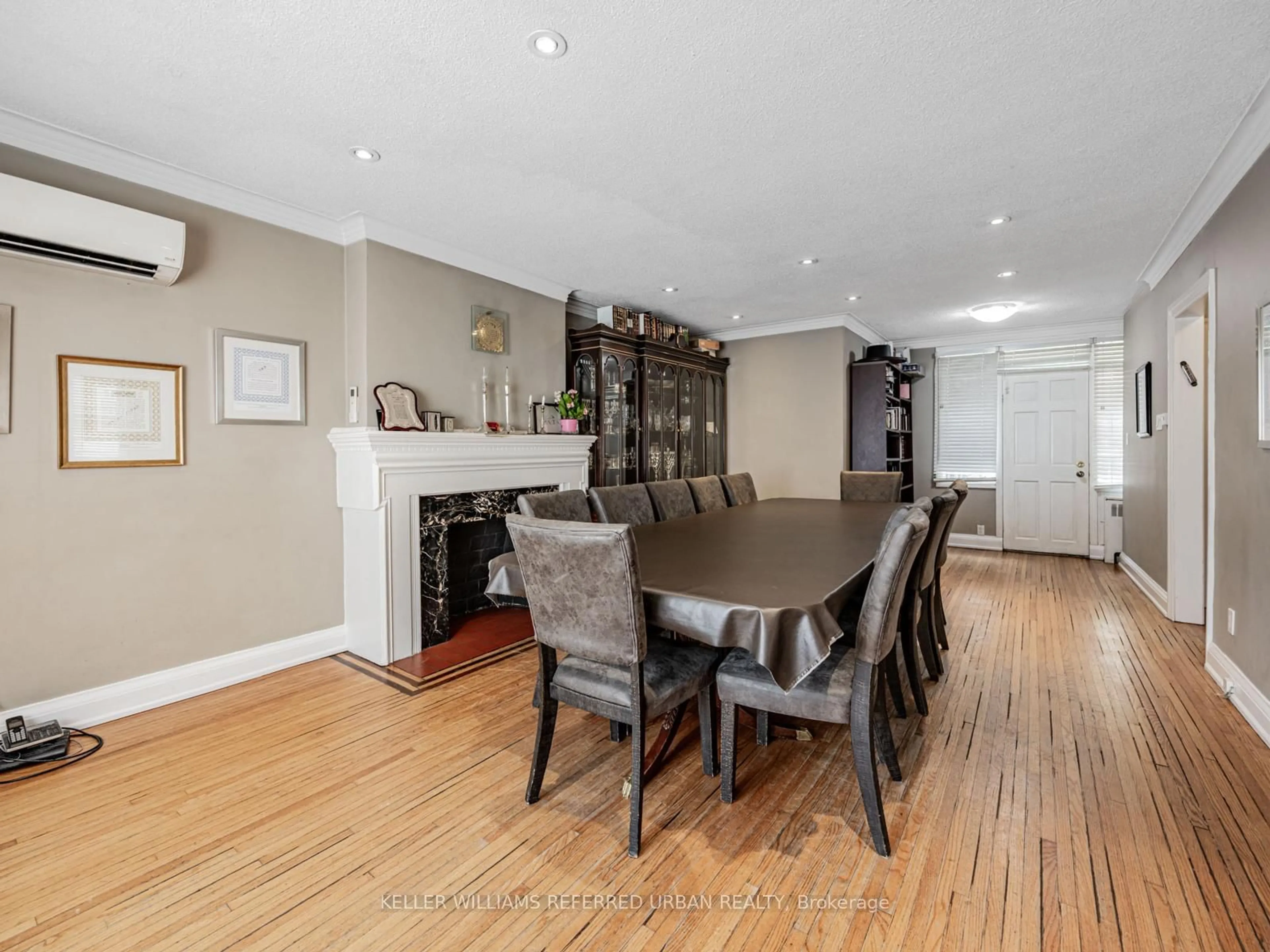 Dining room, wood/laminate floor for 38 Viewmount Ave, Toronto Ontario M6B 1T4
