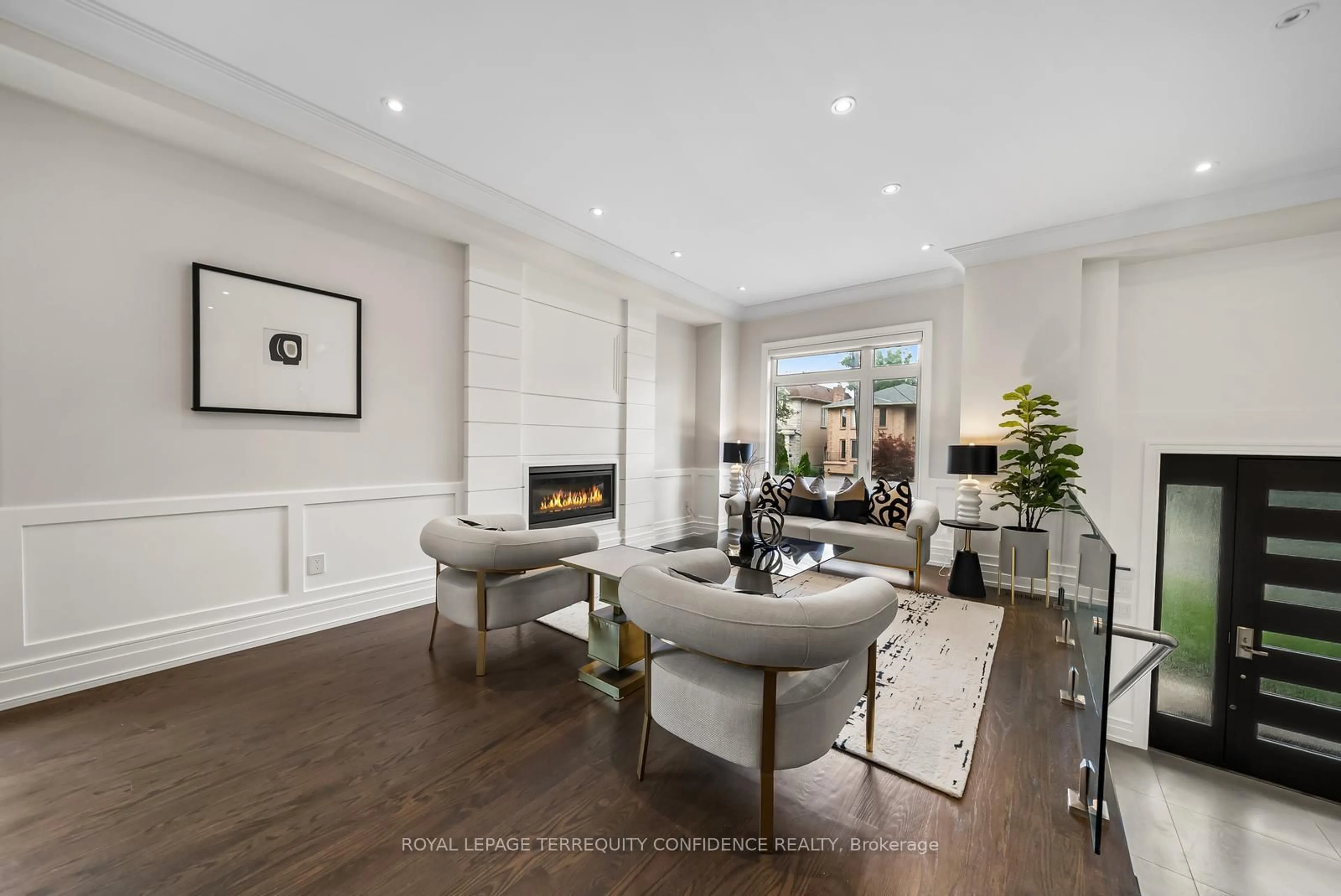 Living room with furniture, unknown for 57B Horsham Ave, Toronto Ontario M2N 1Z8