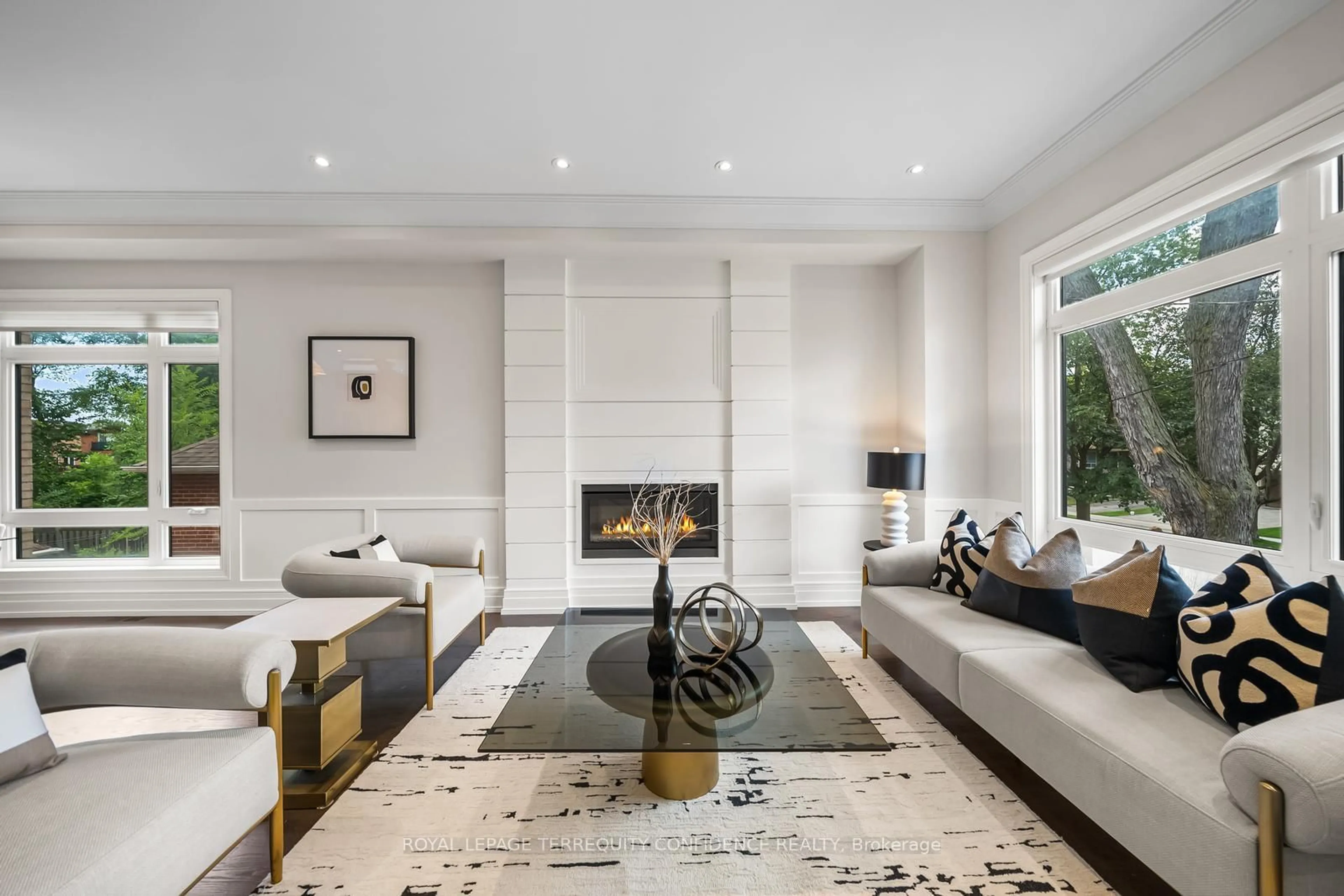 Living room with furniture, unknown for 57B Horsham Ave, Toronto Ontario M2N 1Z8