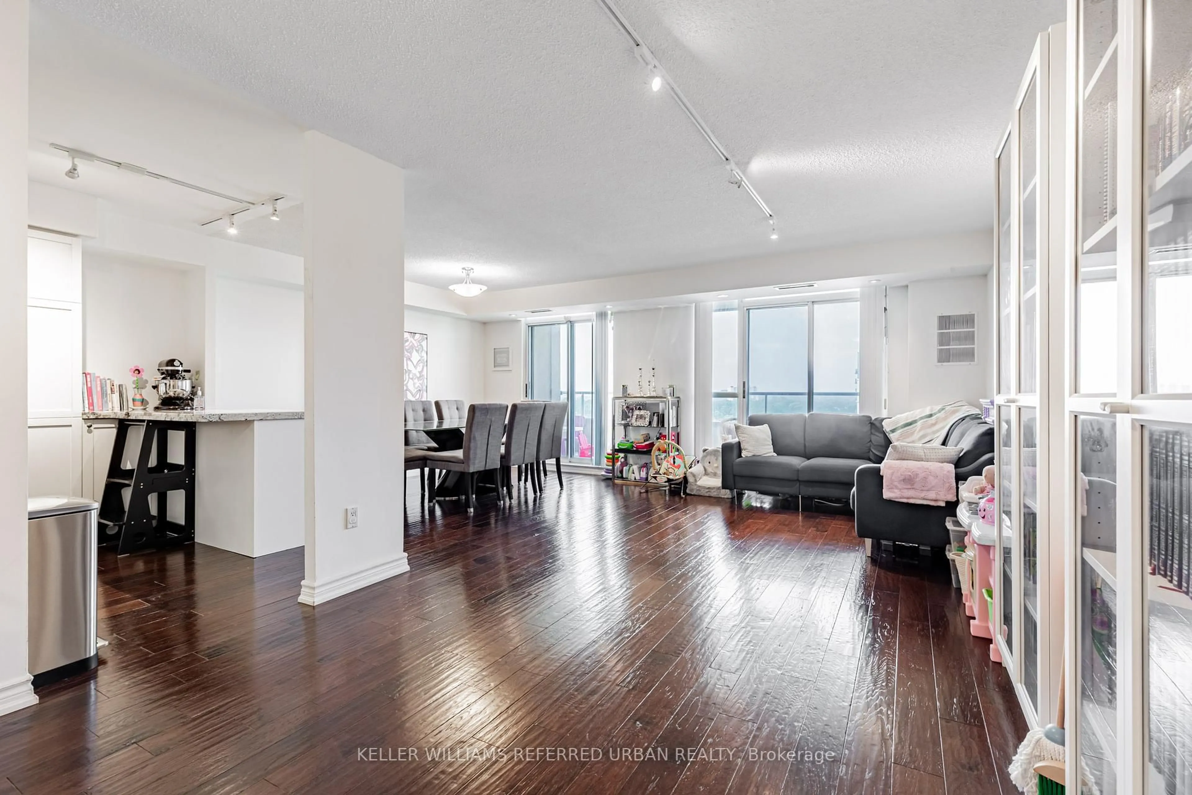 Living room with furniture, unknown for 8 Covington Rd #1108, Toronto Ontario M6A 3E5