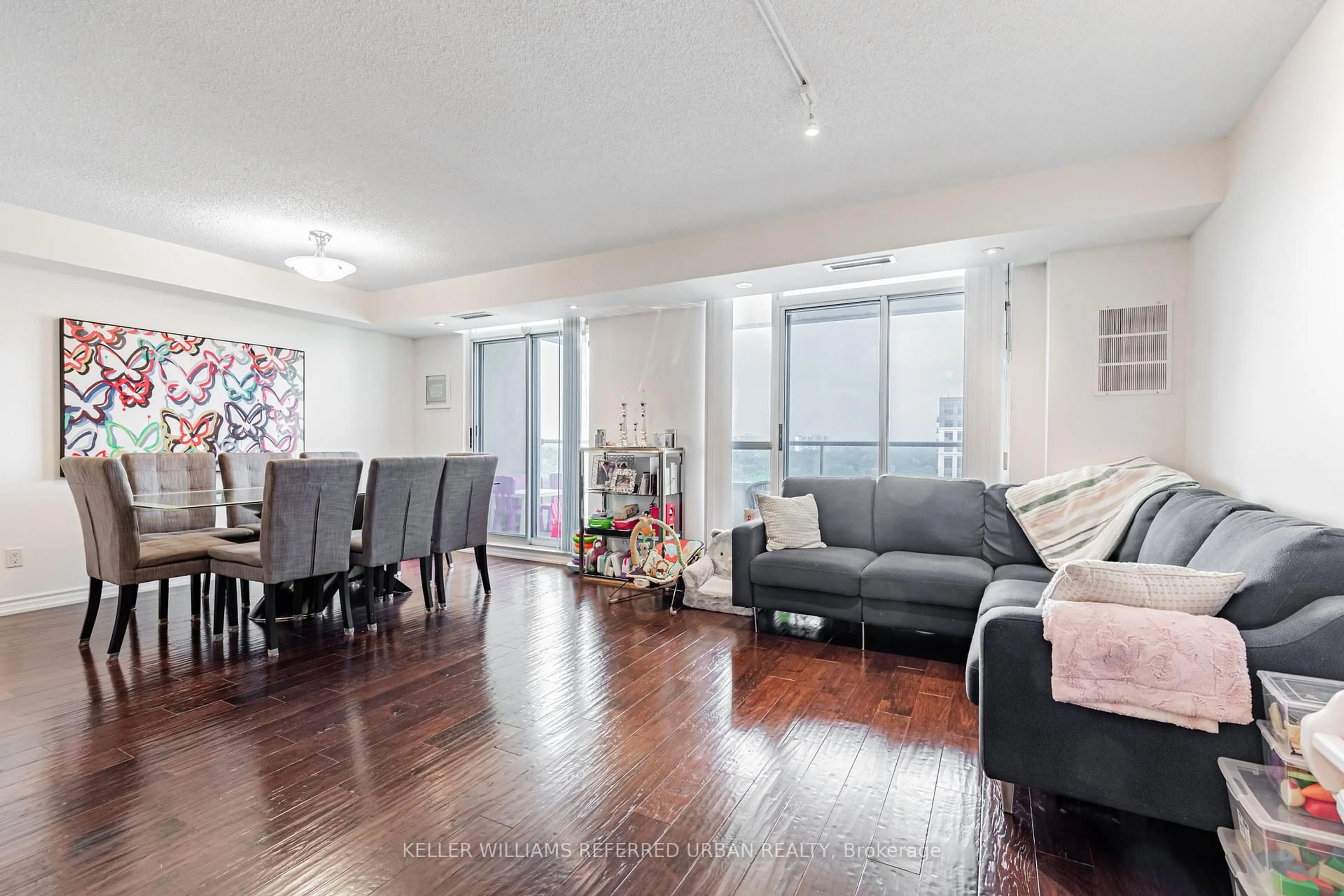 Living room with furniture, unknown for 8 Covington Rd #1108, Toronto Ontario M6A 3E5