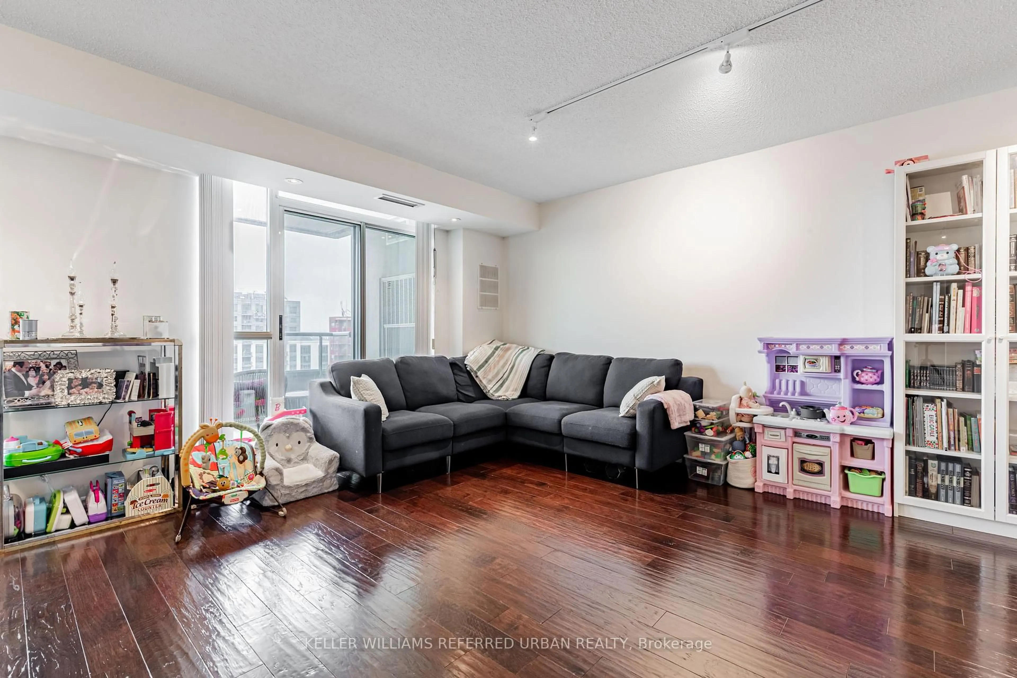 Living room with furniture, unknown for 8 Covington Rd #1108, Toronto Ontario M6A 3E5